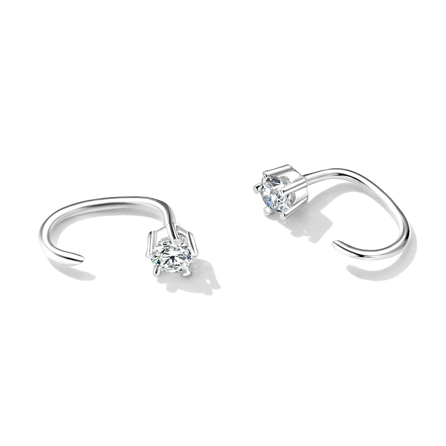 Pandora Style Simple and Shining Stud Earrings - SCE1422