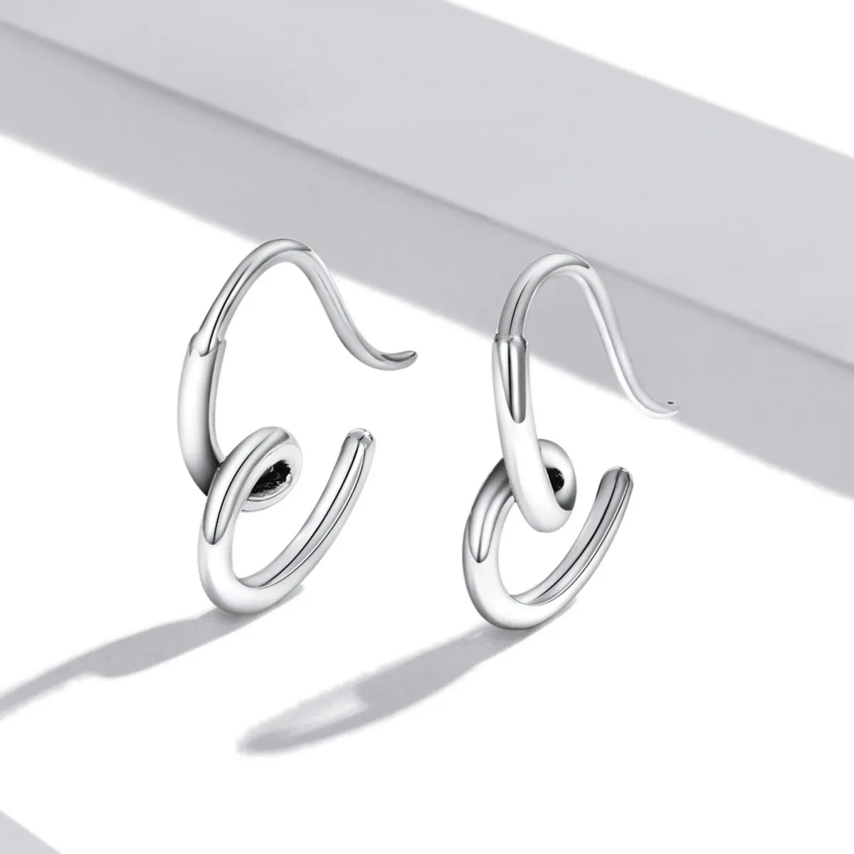 Pandora Style Simple Love Stud Earrings - SCE1333