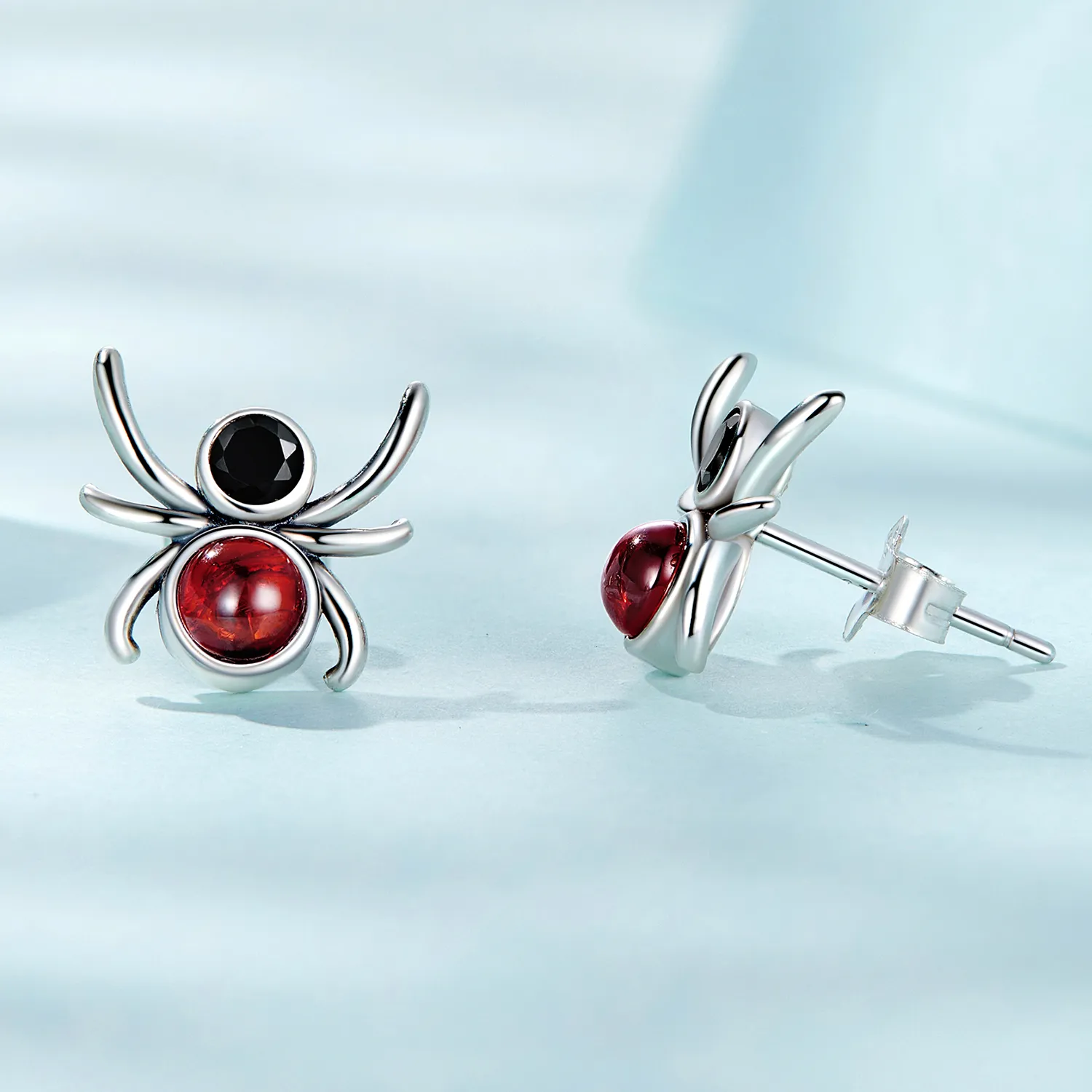 Pandora Style Spider Stud Earrings - SCE1517