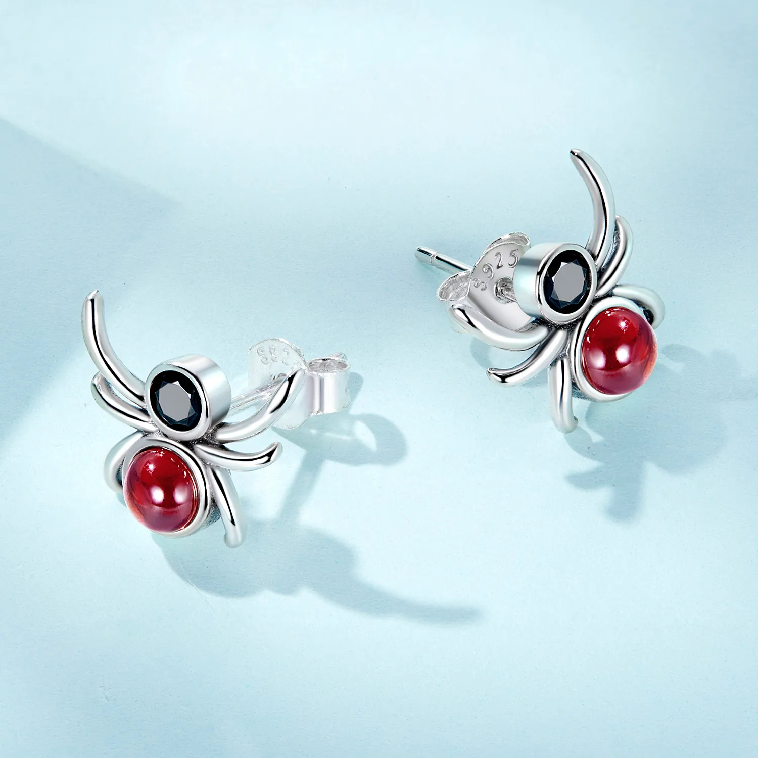 Pandora Style Spider Stud Earrings - SCE1517