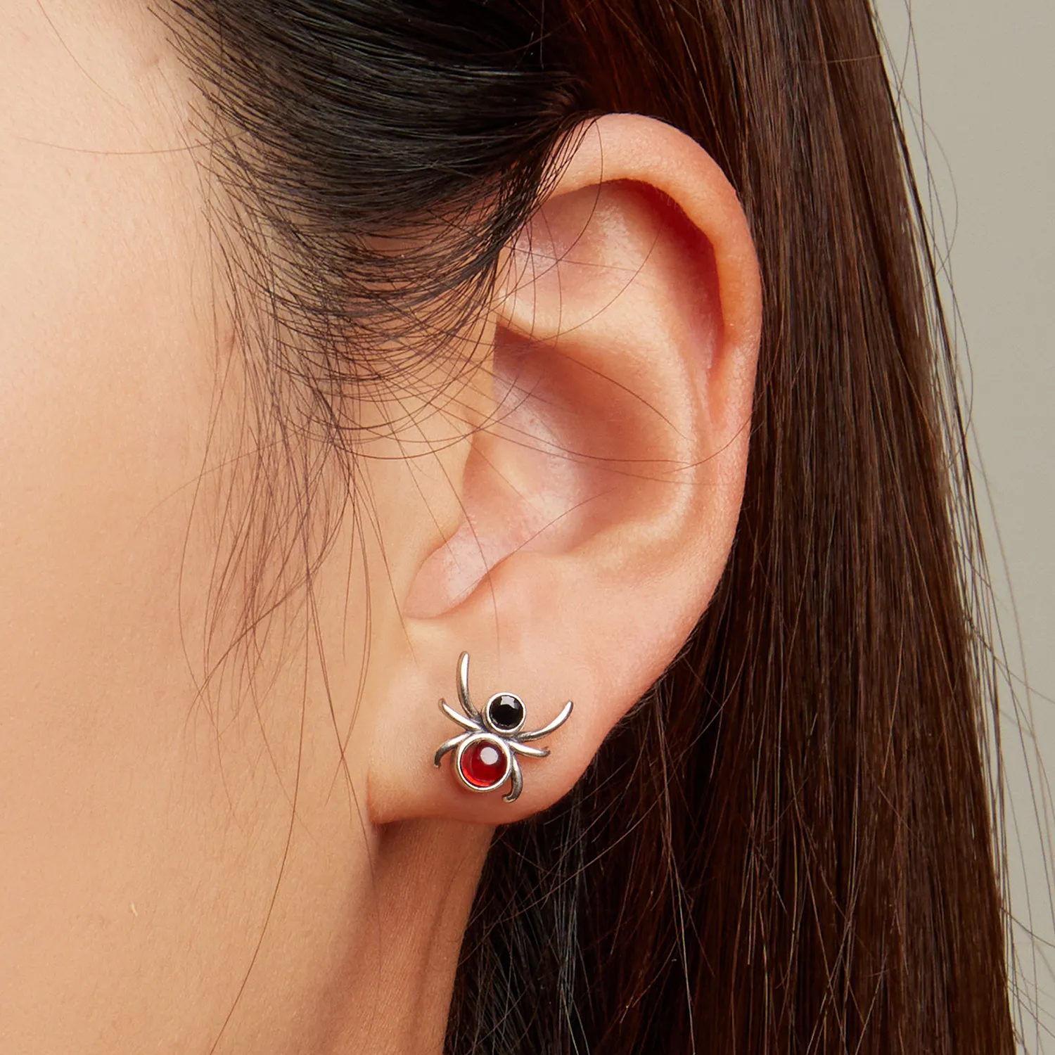 Pandora Style Spider Stud Earrings - SCE1517