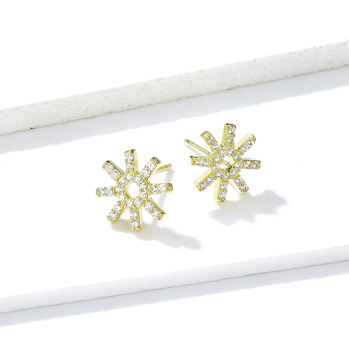 Pandora Style Star Stud Earrings - BSE257