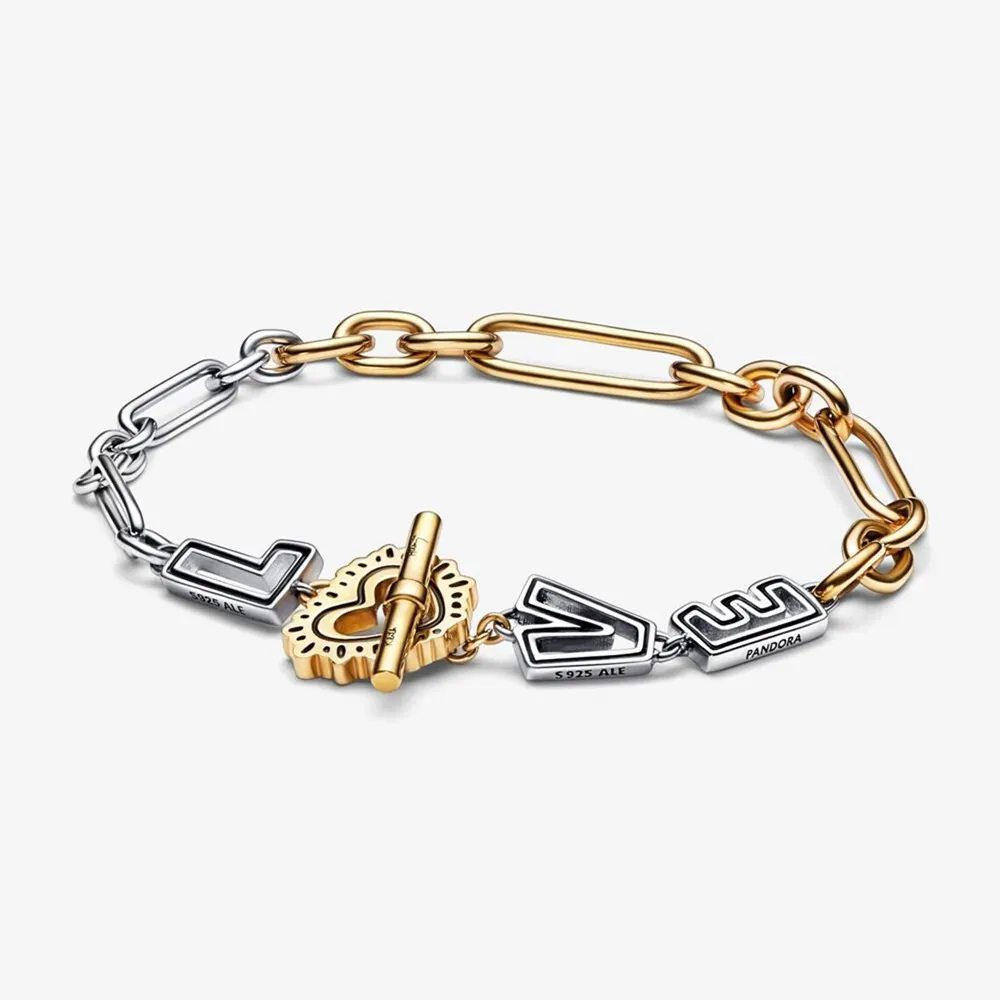 Keith Haring x Pandora Two-tone Love Links Bracelet - 562223C01