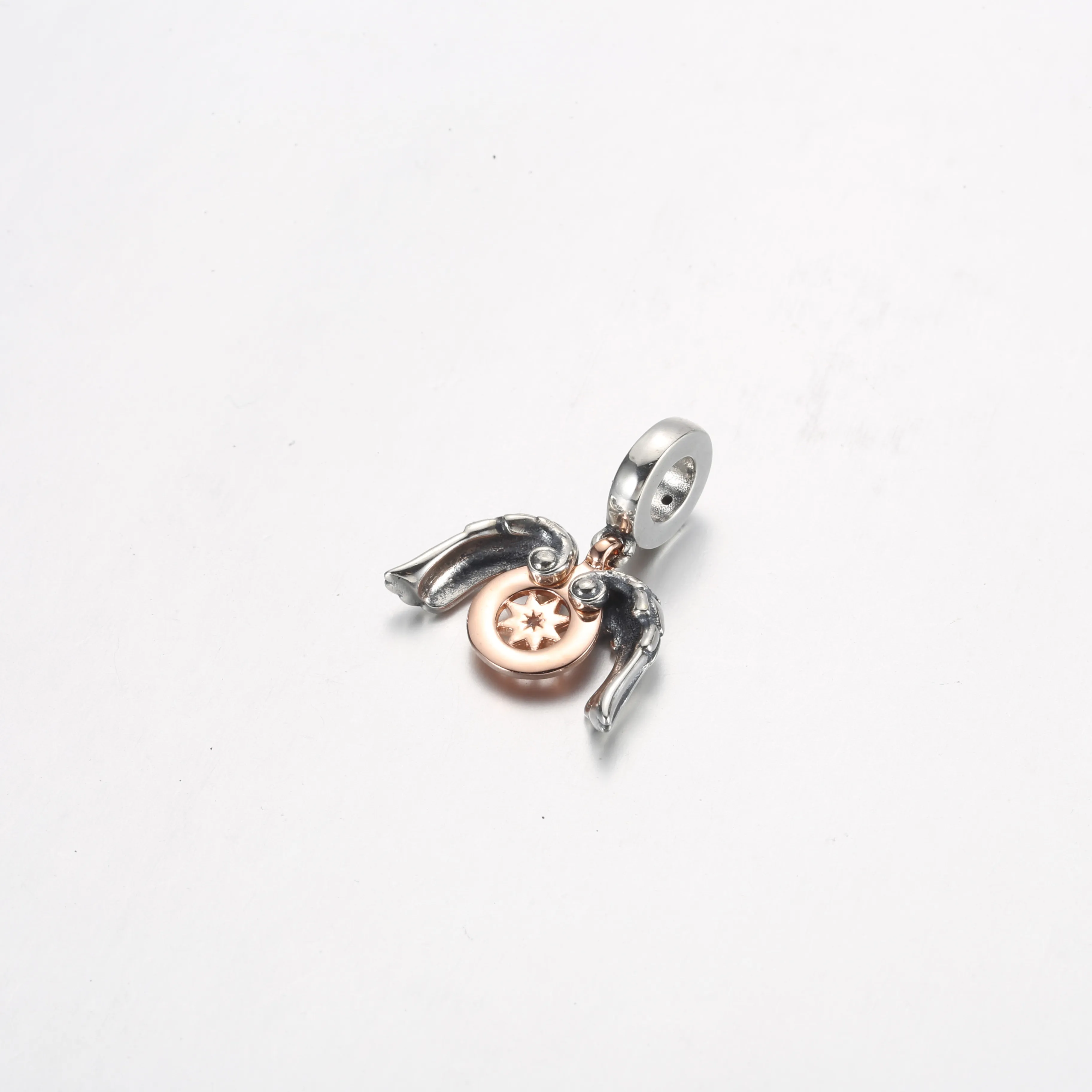 PANDORA Celestial Compass Angel Wings Dangle Charm - 782359C01