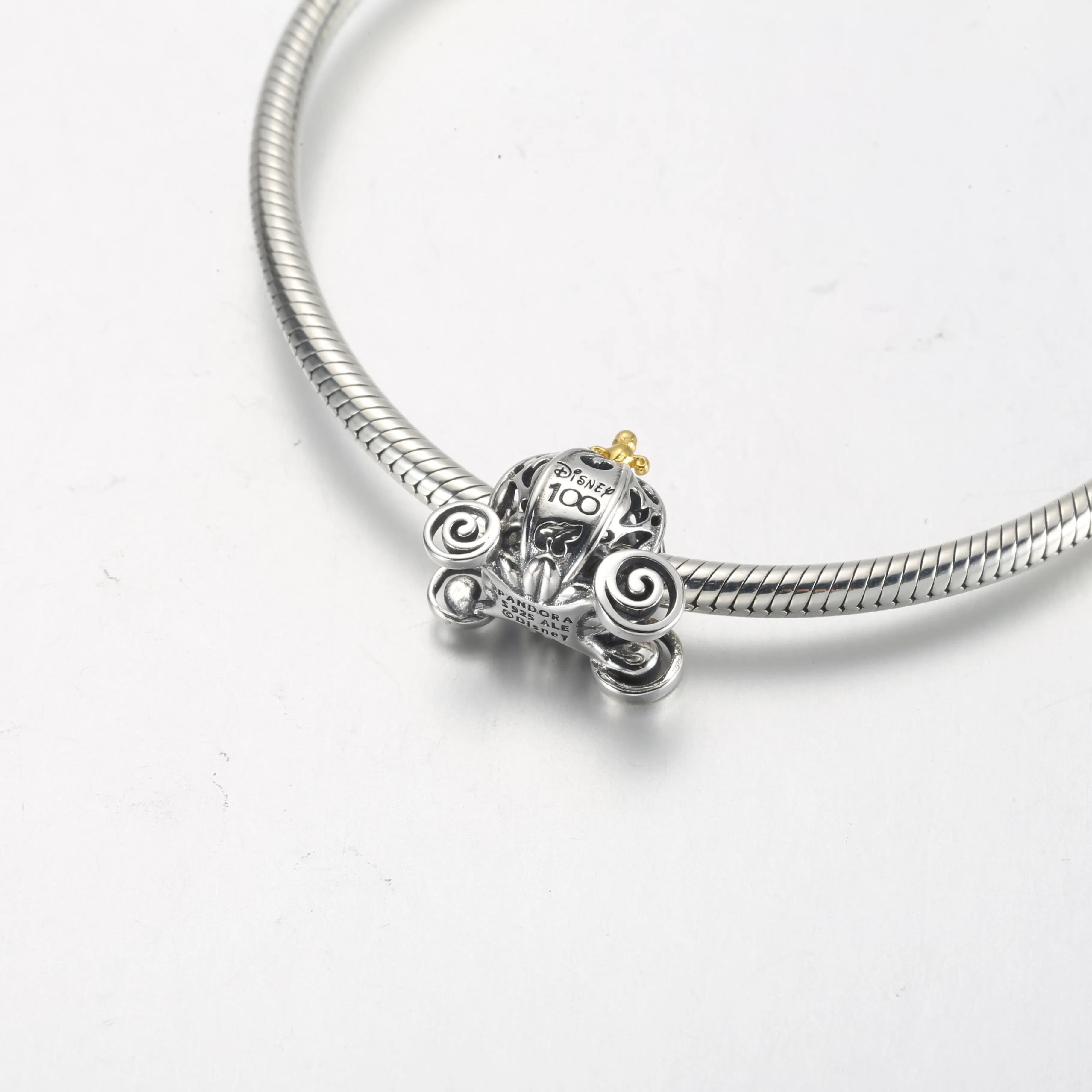 PANDORA Disney 100th Anniversary Cinderella's Enchanted Carriage Charm - 792553C01