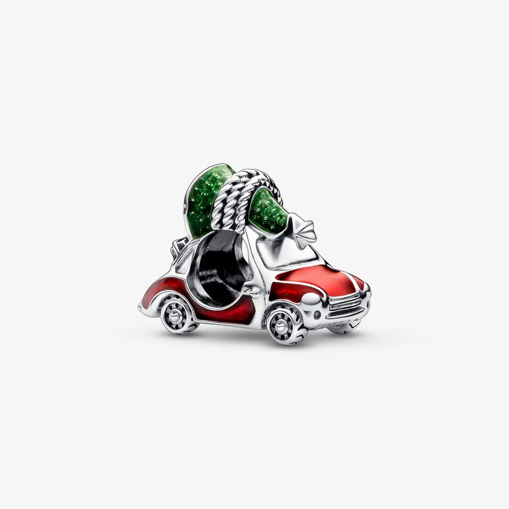 PANDORA Festive Car & Christmas Tree Charm - 792358C01