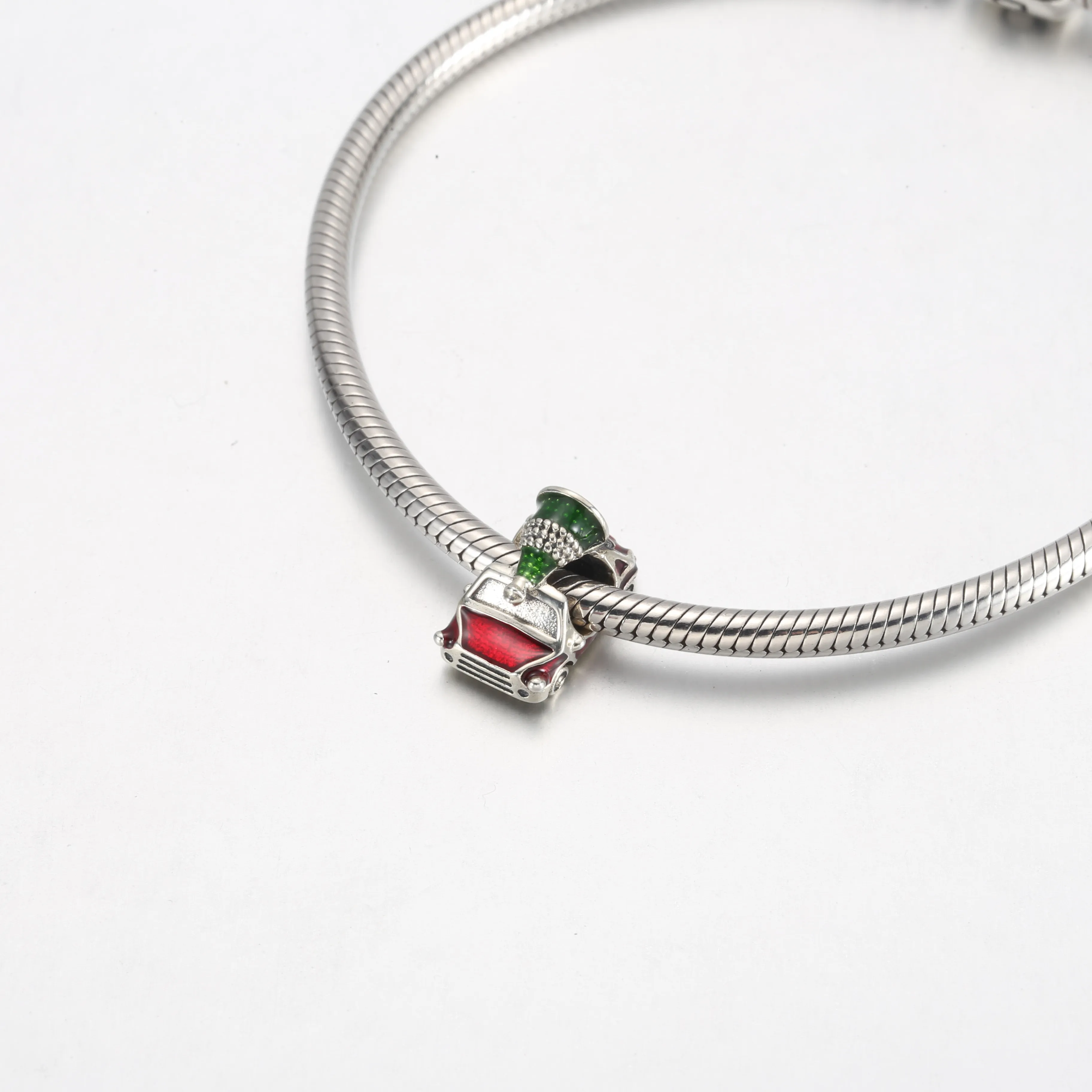 PANDORA Festive Car & Christmas Tree Charm - 792358C01