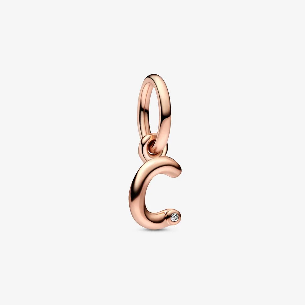 PANDORA Letter C Script Alphabet Dangle Charm - 782472C01