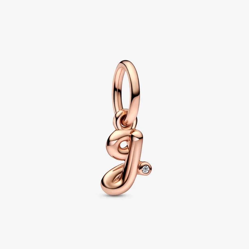 PANDORA Letter G Script Alphabet Dangle Charm - 782535C01