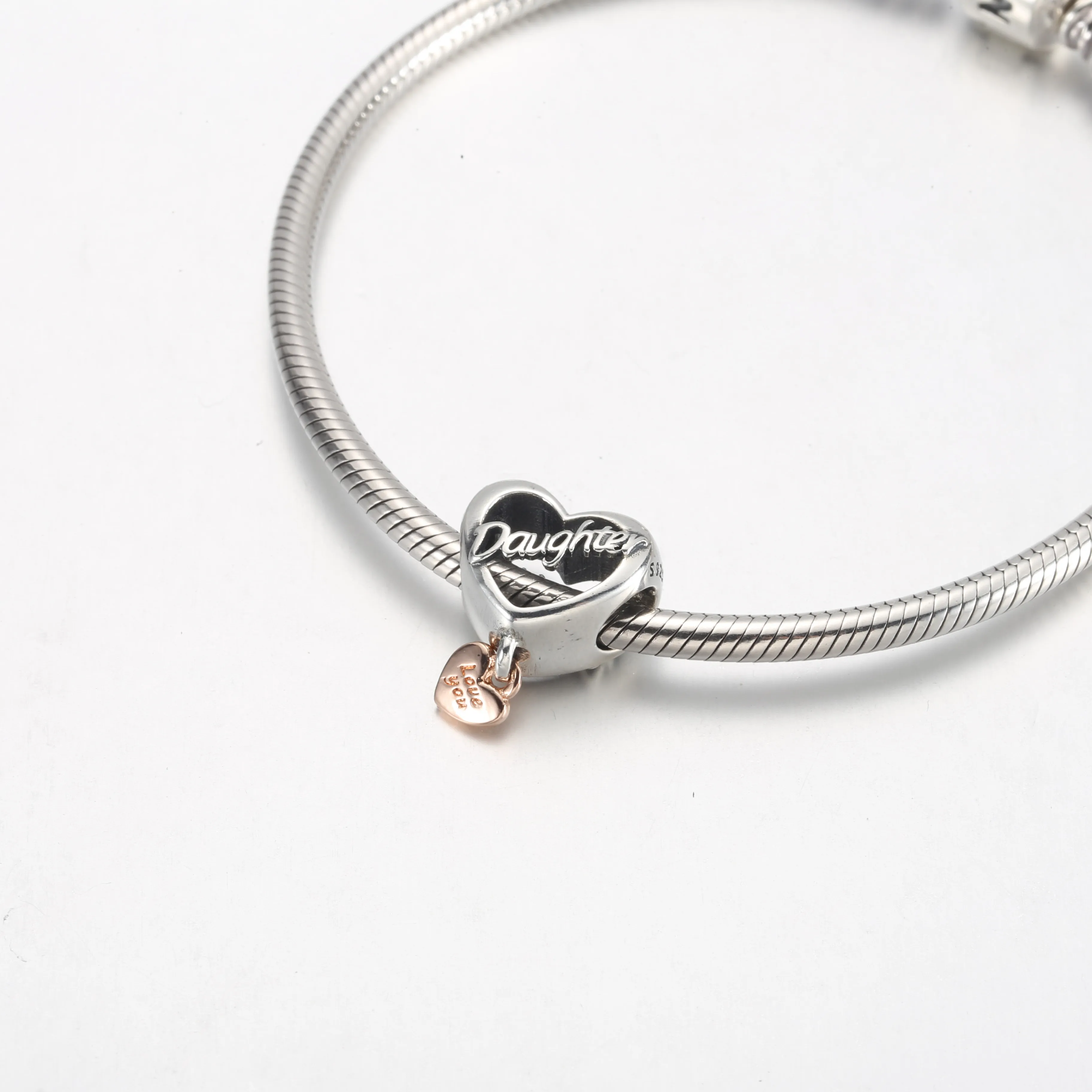 PANDORA Love You Daughter Heart Charm - 782327C00