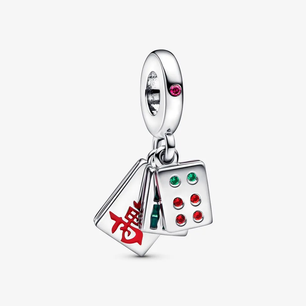 pandora mahjong triple dangle charm 792523c01