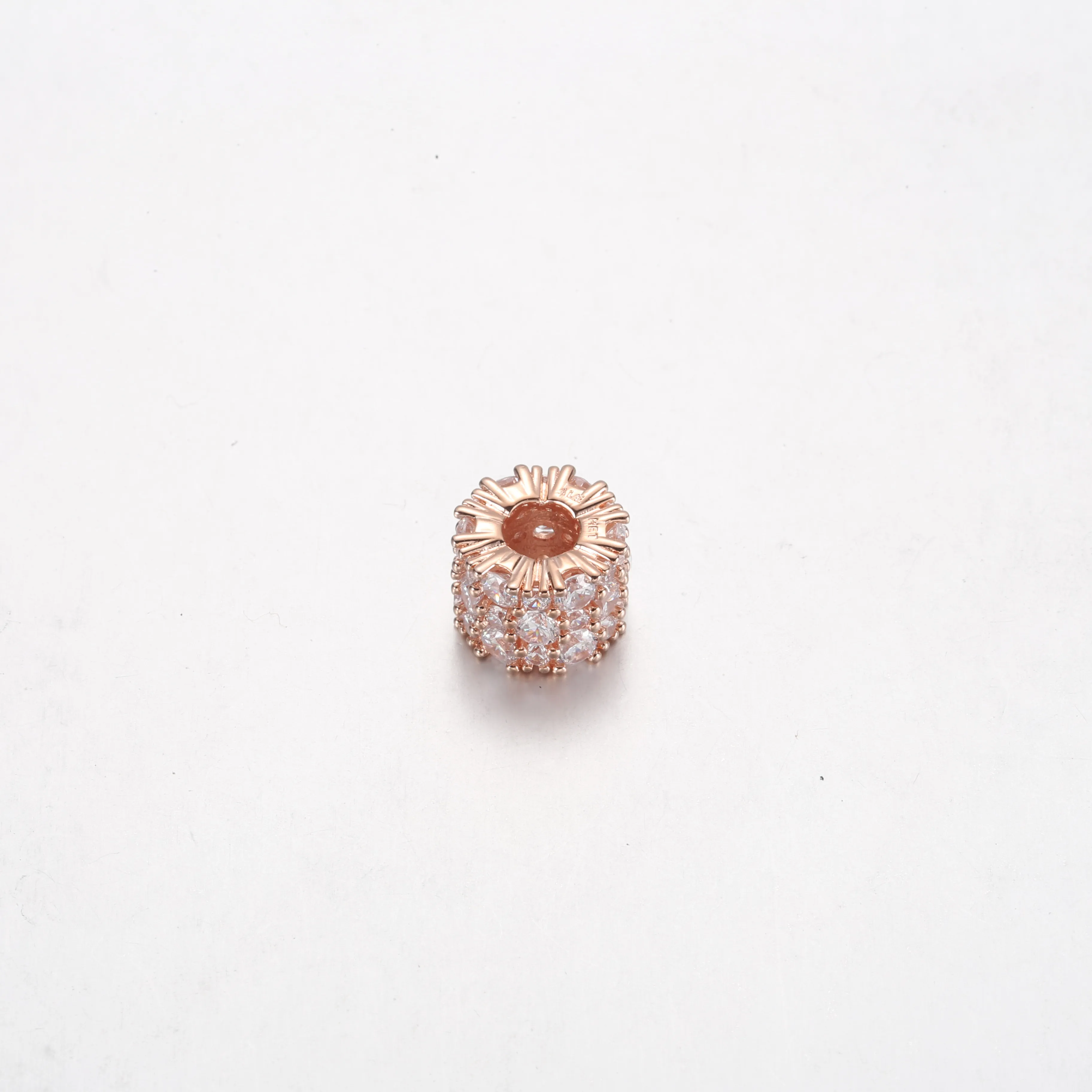 PANDORA Pink & Clear Sparkle Charm - 788487C01