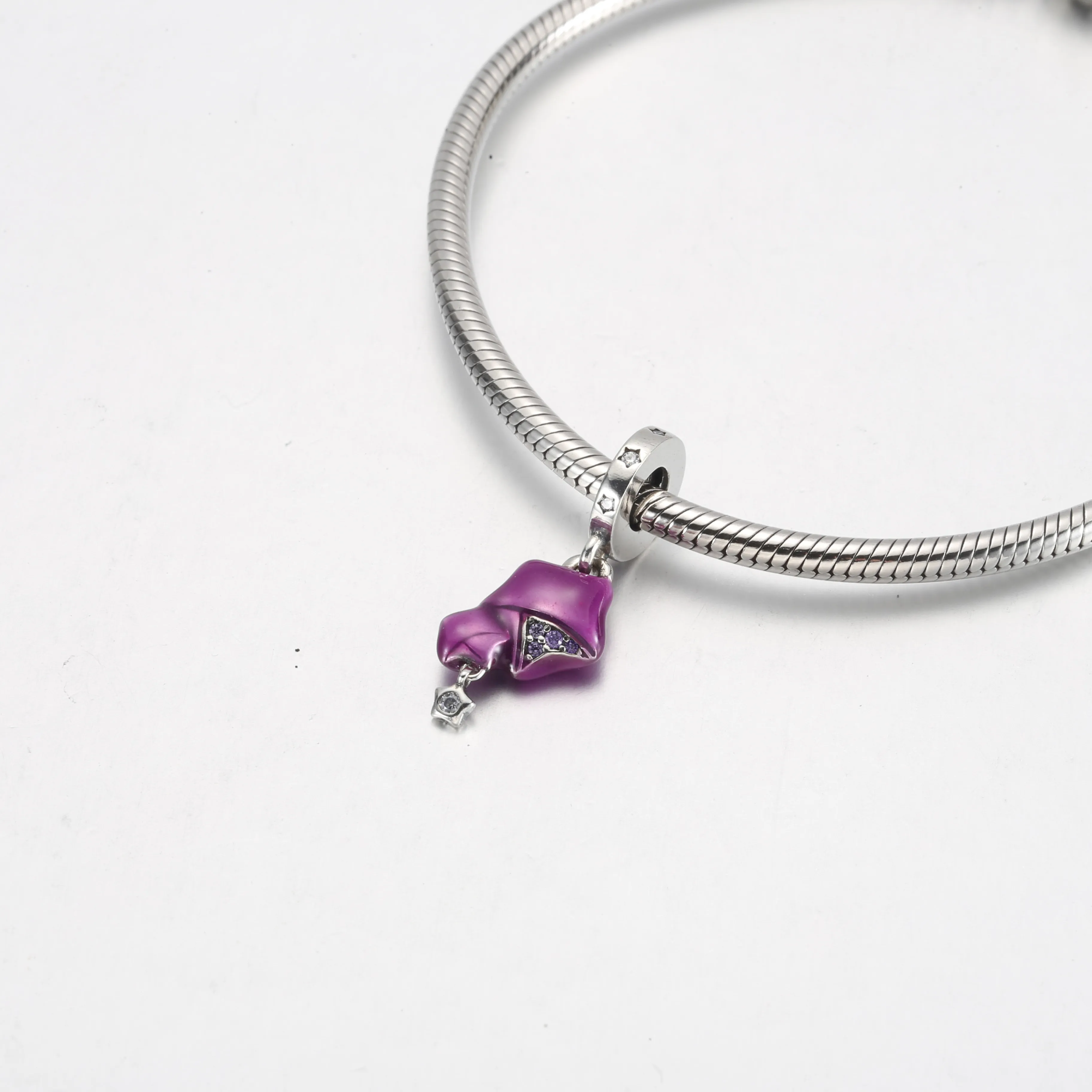 Pandora Purple Lucky Star Pendant - 792487C01