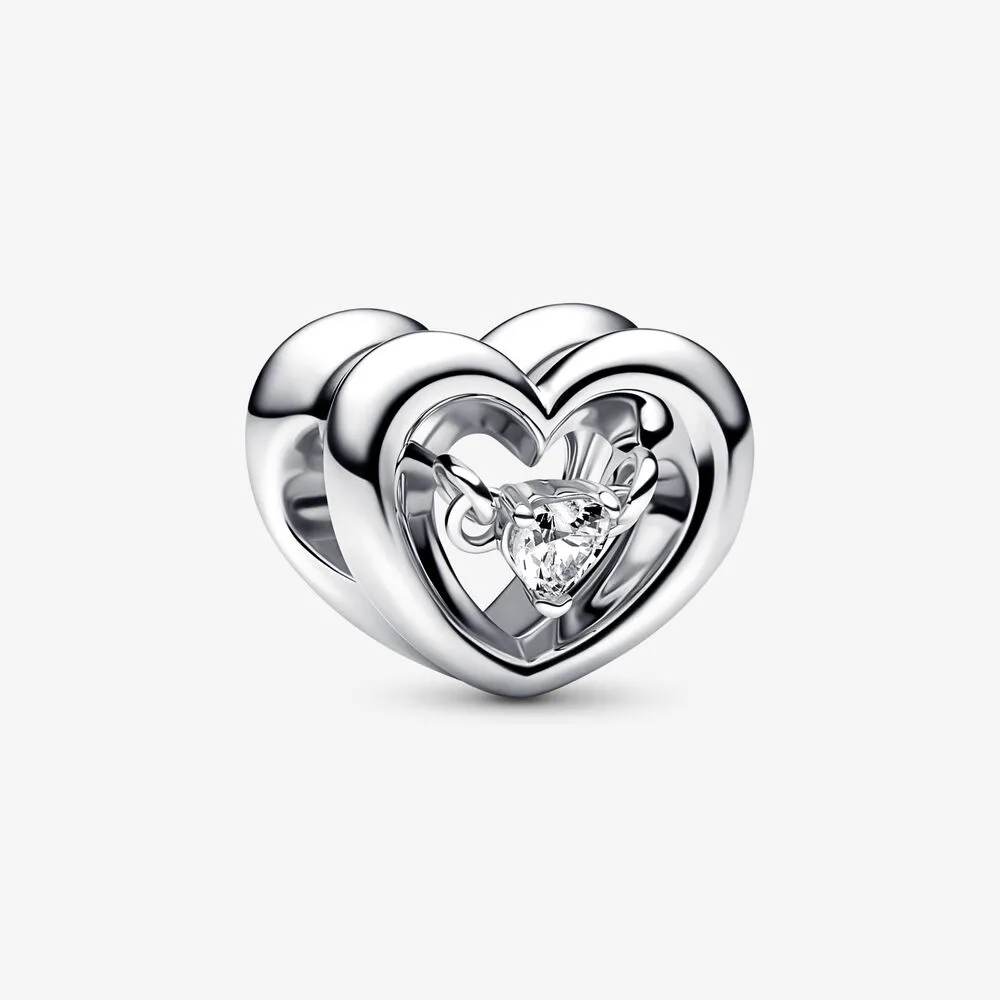 pandora radiant heart floating stone charm 792493c01