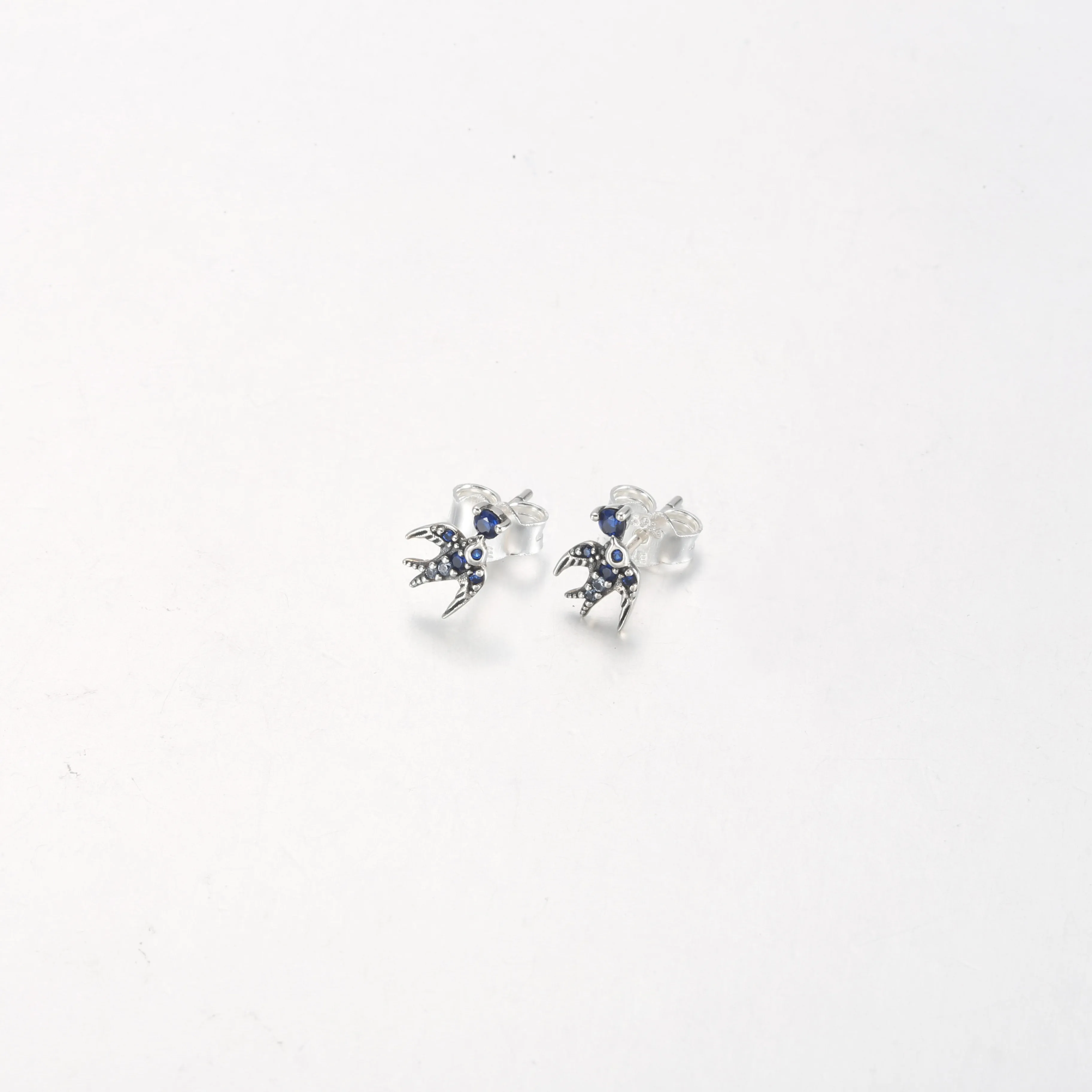 PANDORA Sparkling Swallow Stud Earrings - 292568C01