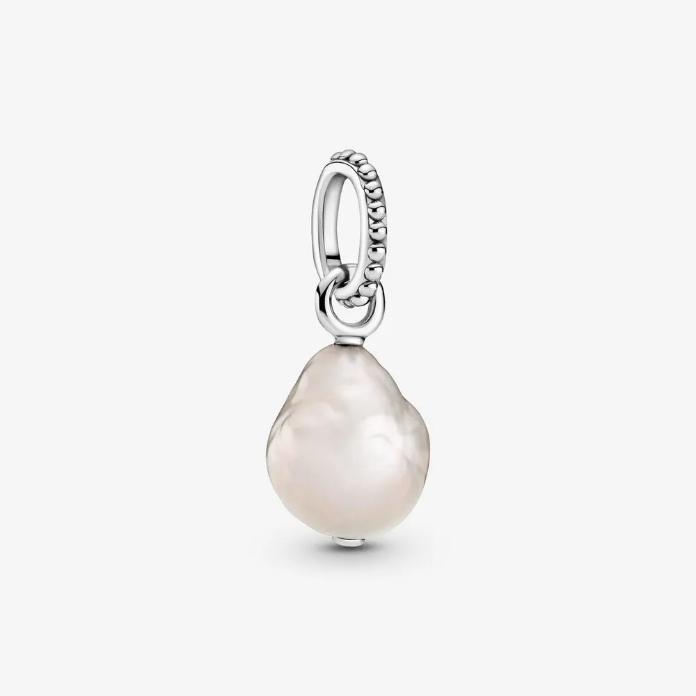 pandora treated freshwater cultured baroque pearl pendant 399427c01