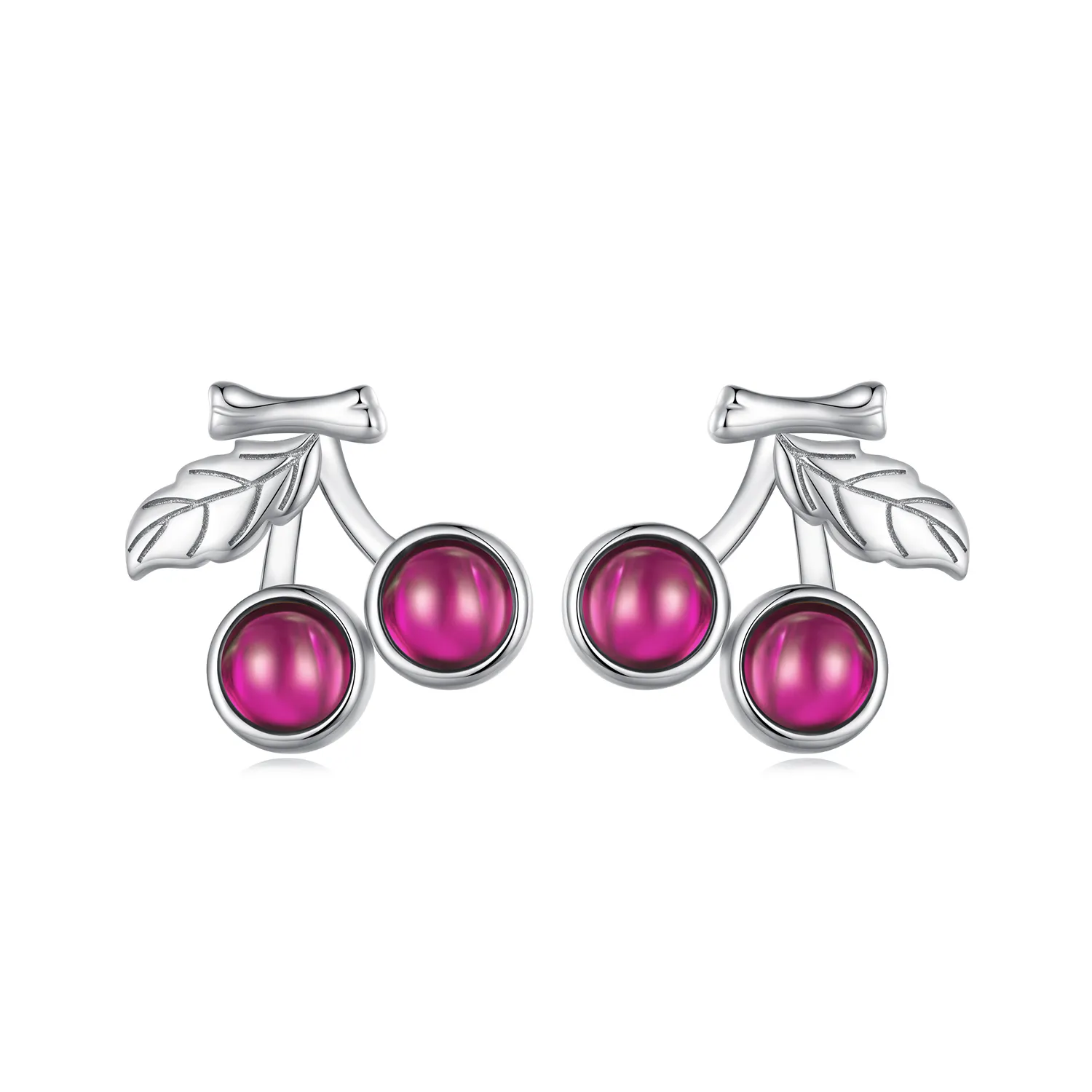 Pandora Style Cherry Stud Earrings - SCE1604