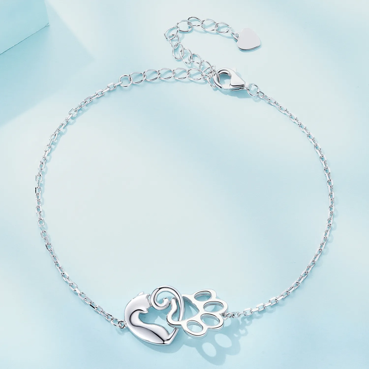 Pandora Style Cute Cat Bracelet - SCB253