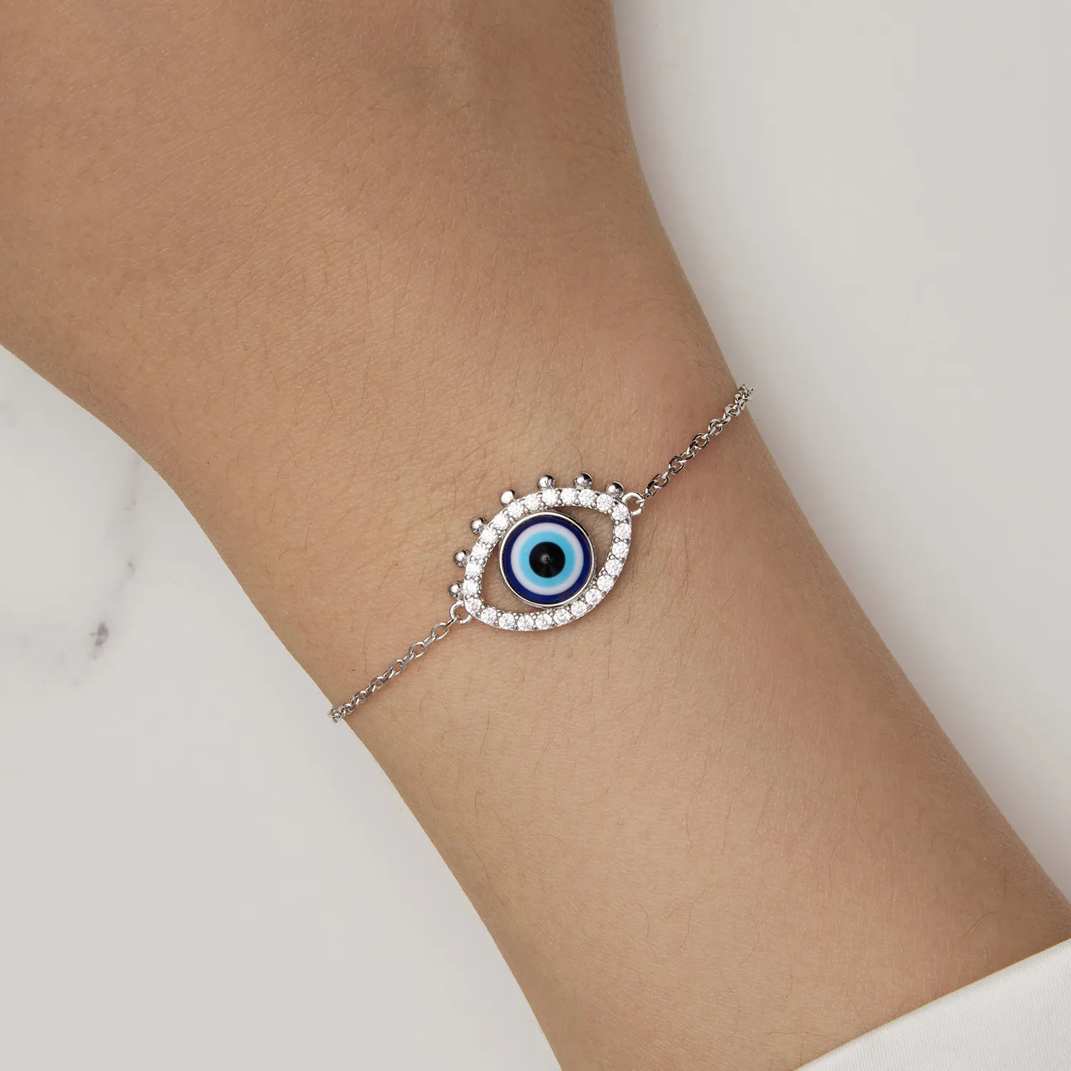 Pandora Style Devil Eye Bracelet - BSB129