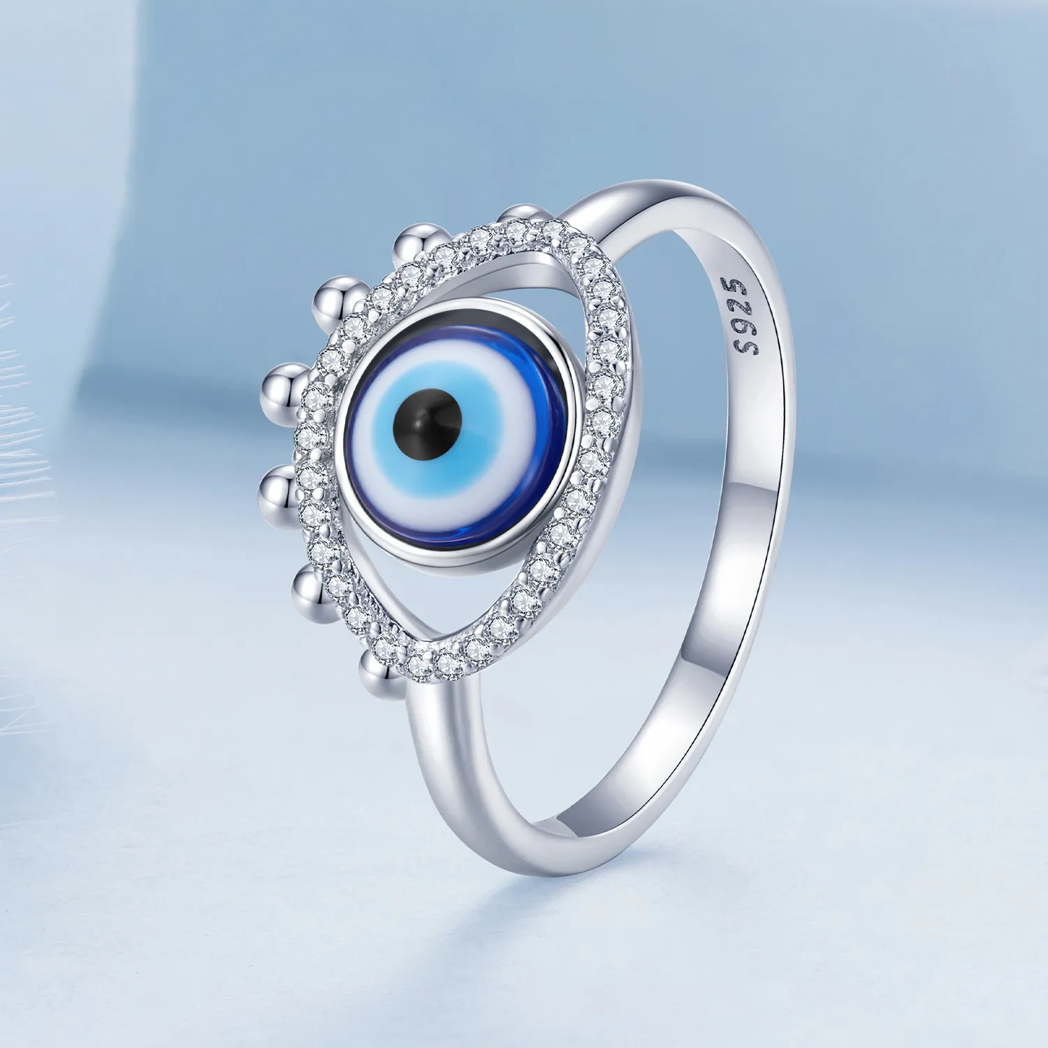 Pandora Style Devil Eye Ring - BSR445