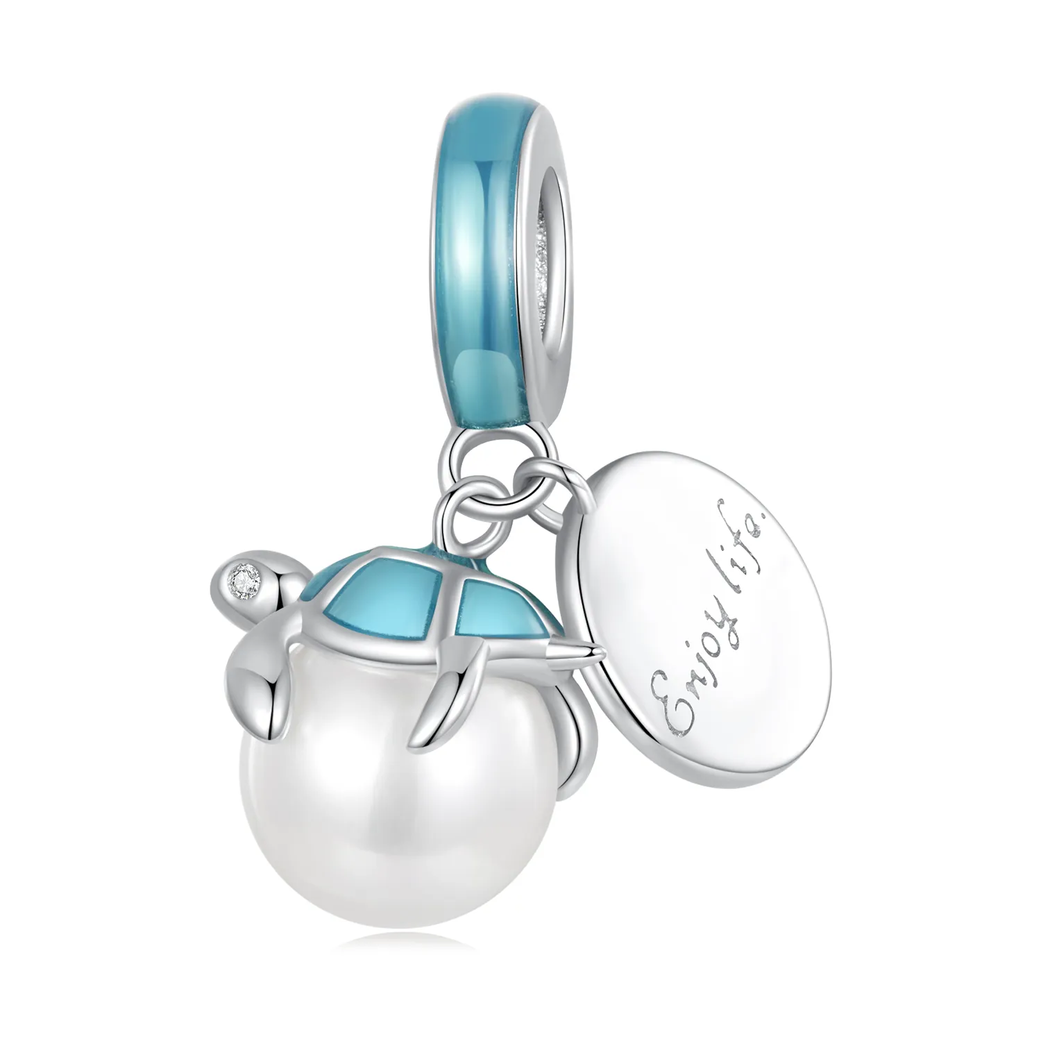 Pandora Style Enjoy Life of Sea Turtles Pendant Charm - SCC2506