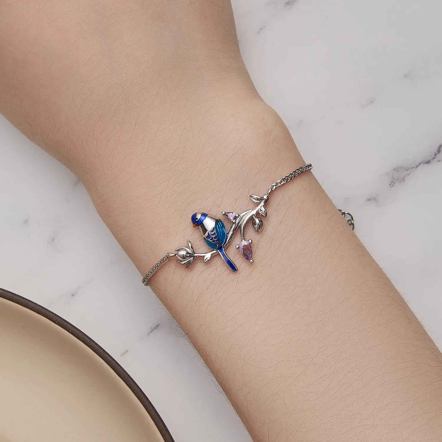 Pandora Style Kingfisher Bracelet - BSB127