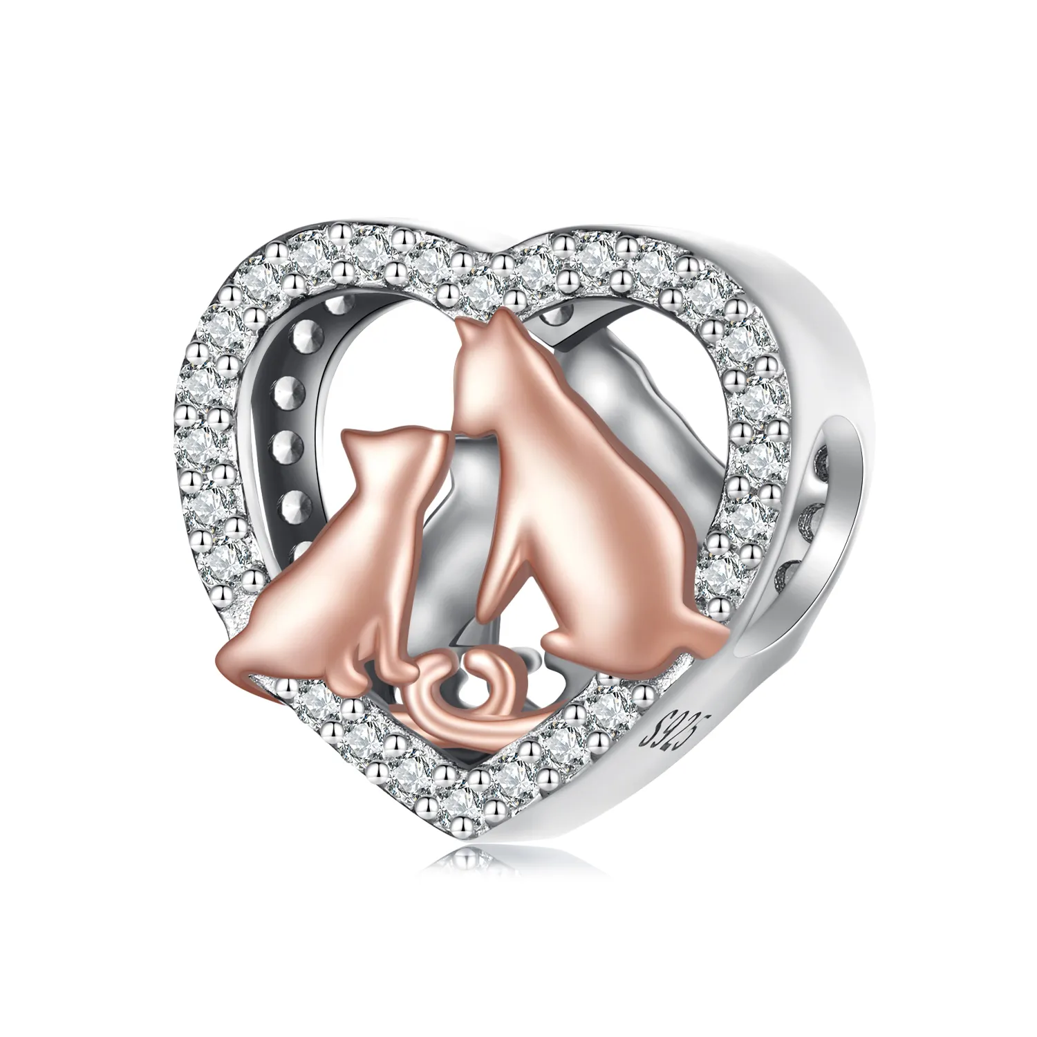 Pandora Style Kiss The Cat Charm - SCC2517