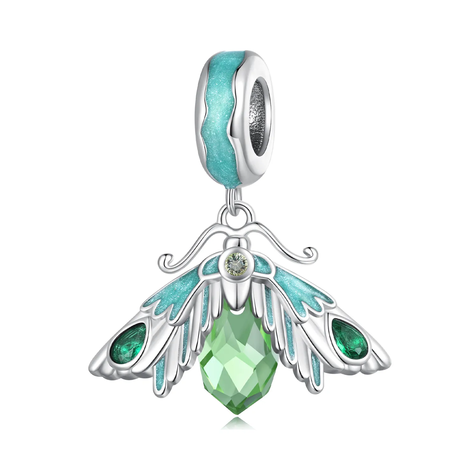 pandora style moth pendant charm bsc866