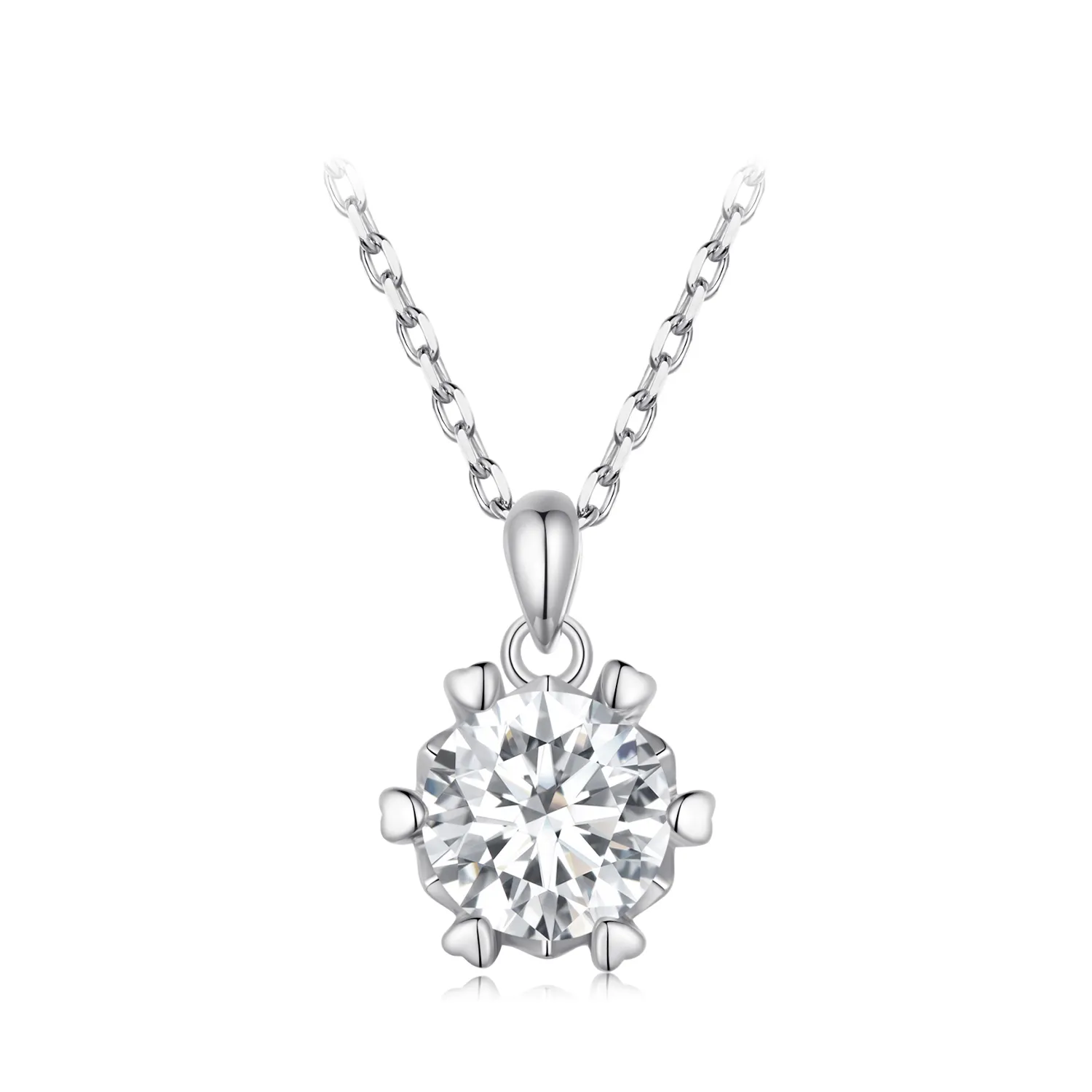 Pandora Style Necklace with Luxury Moissanite - MSN006-A