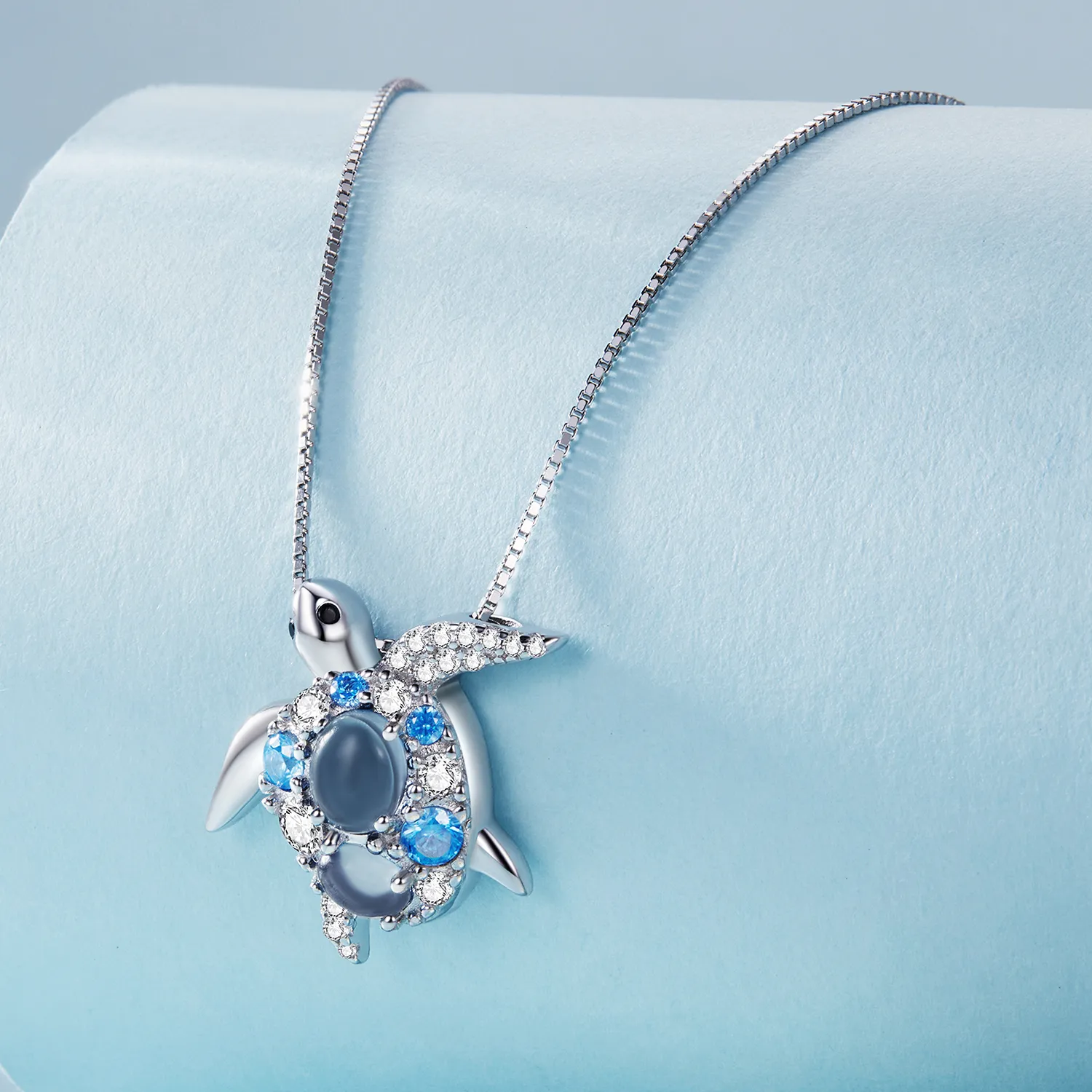 Pandora Style Necklace with Sea Turtle - BSN331