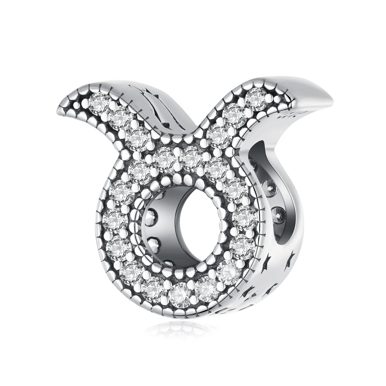 pandora style taurus lucky zodiac charm scc25162