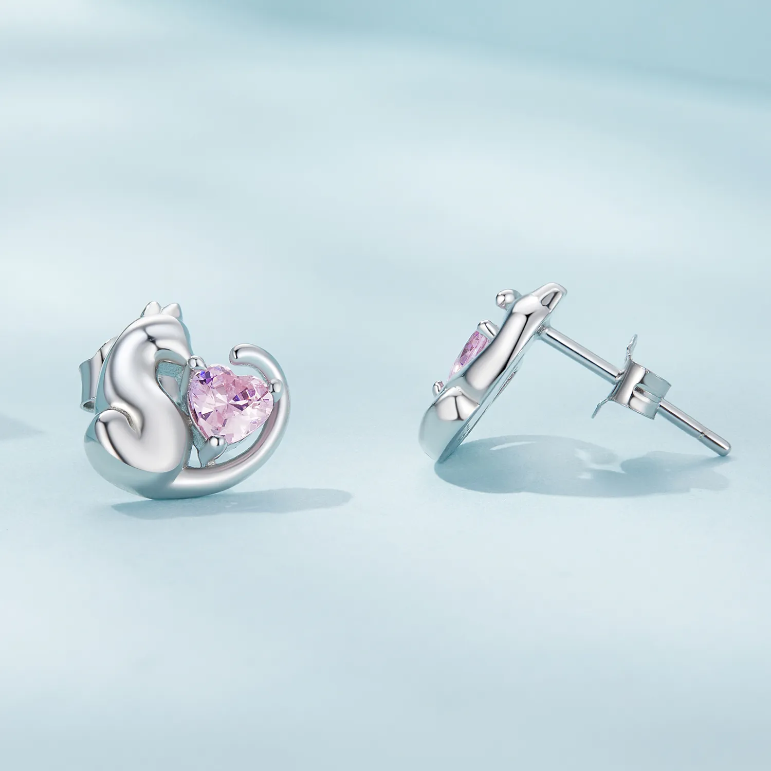 Pandora Style The Cat Stud Earrings - SCE1591-A