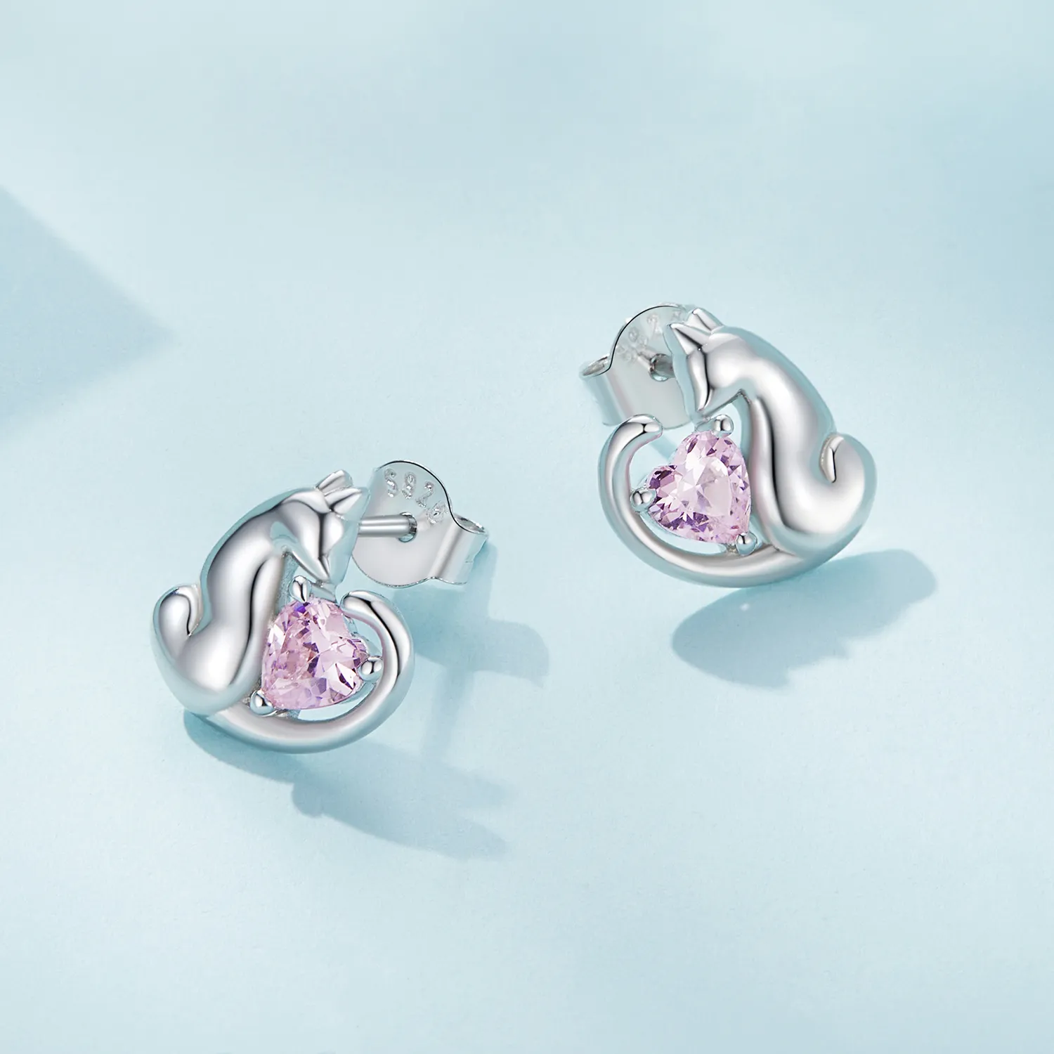 Pandora Style The Cat Stud Earrings - SCE1591-A