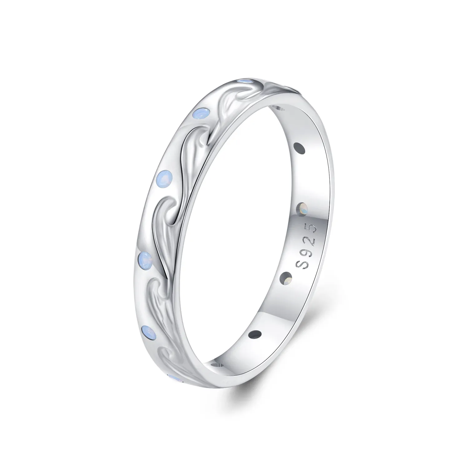 Pandora Style Waves Ring - BSR443