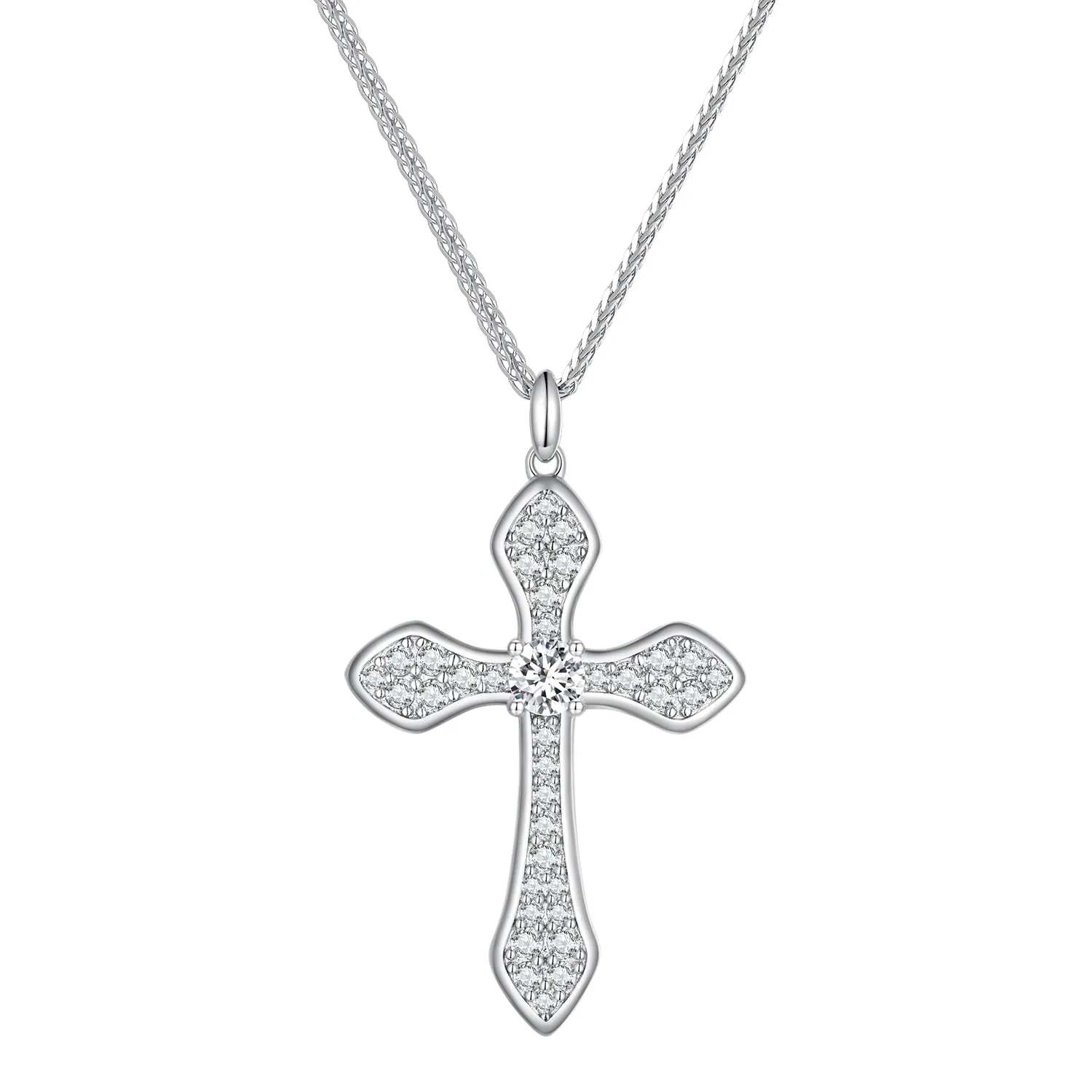 pandora style cross necklace bsn303