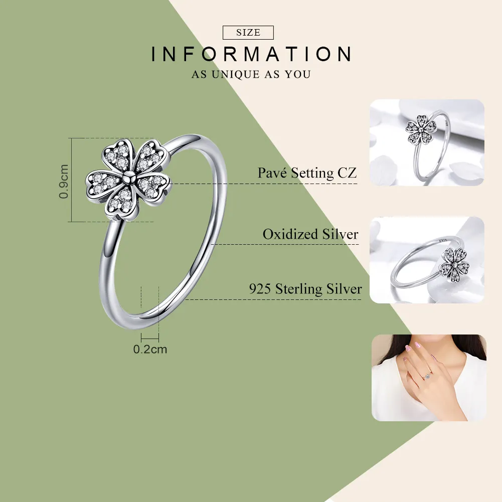 Pandora Style Daisy Ring Silver - SCR398