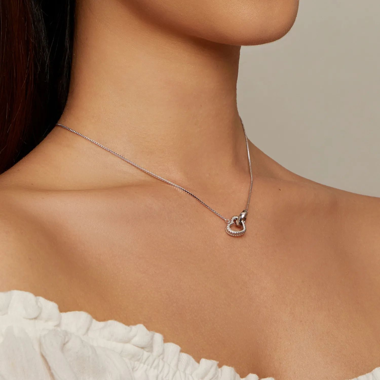 Pandora Style Entwined Necklace - BSN339