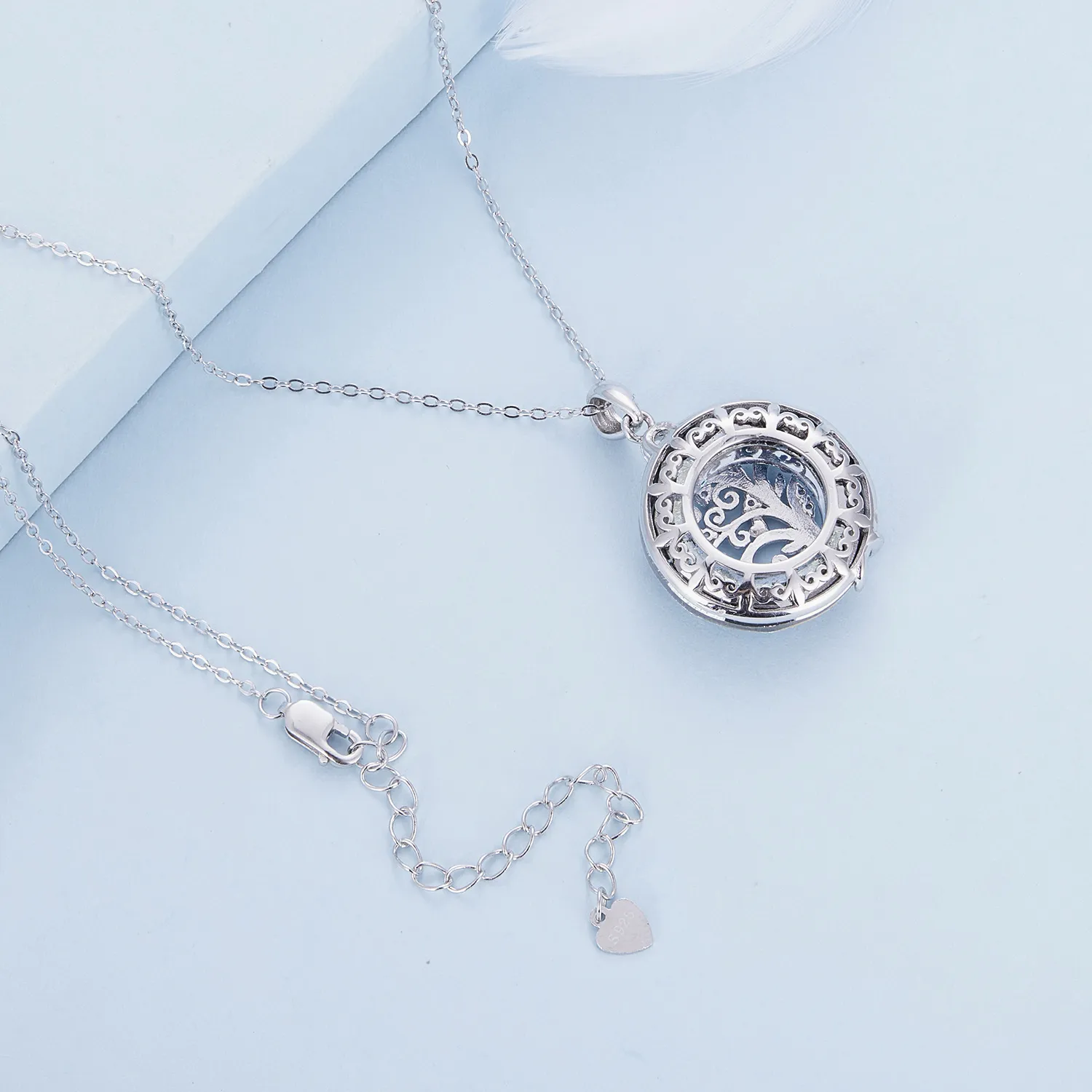 Pandora Style Family Circle Necklace - BSN315