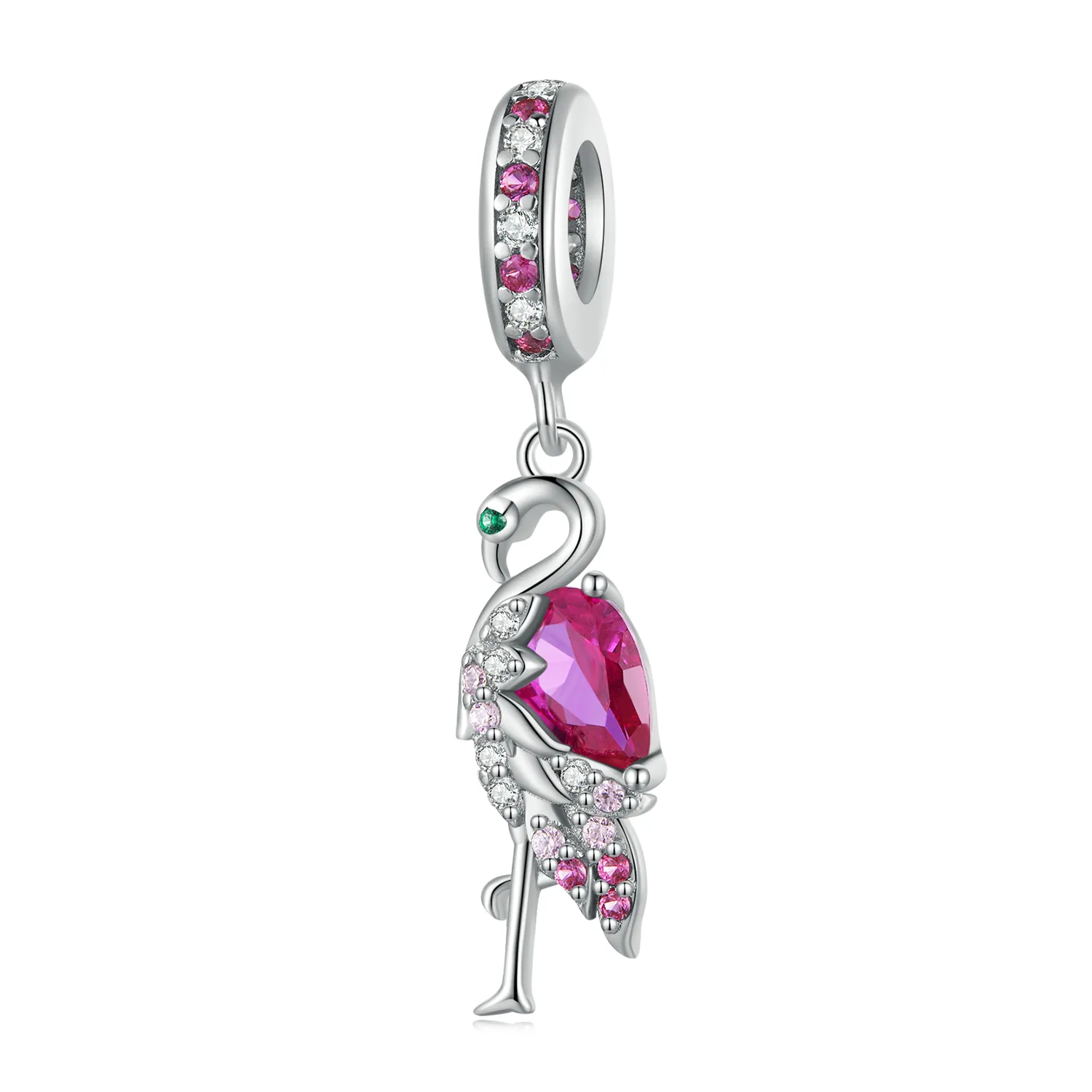 Pandora Style Flamingo Charm - BSC833