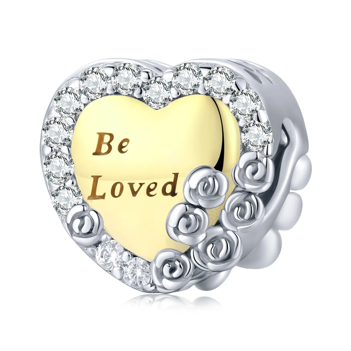 pandora style heart charm bsc500