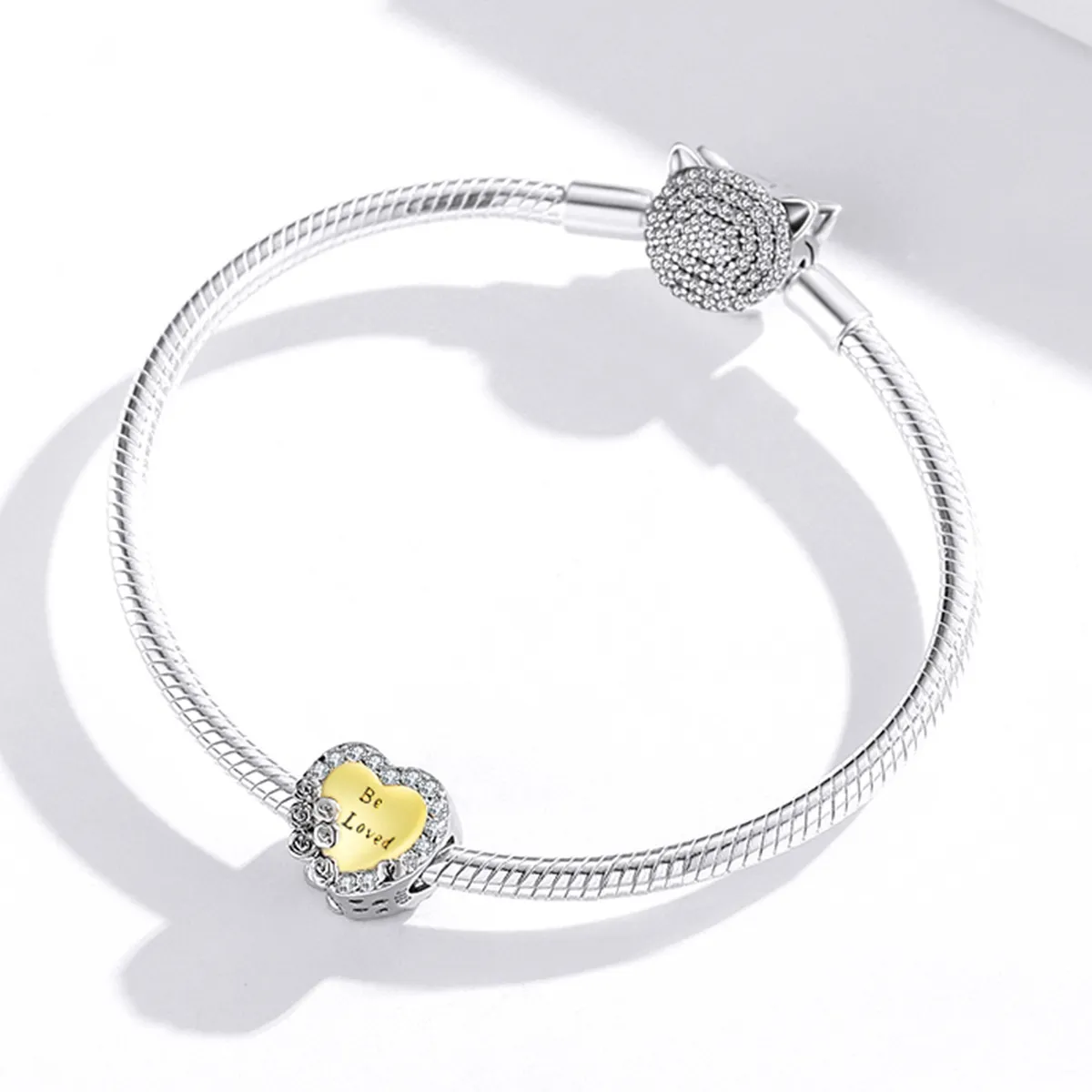 Pandora Style Heart Charm - BSC500