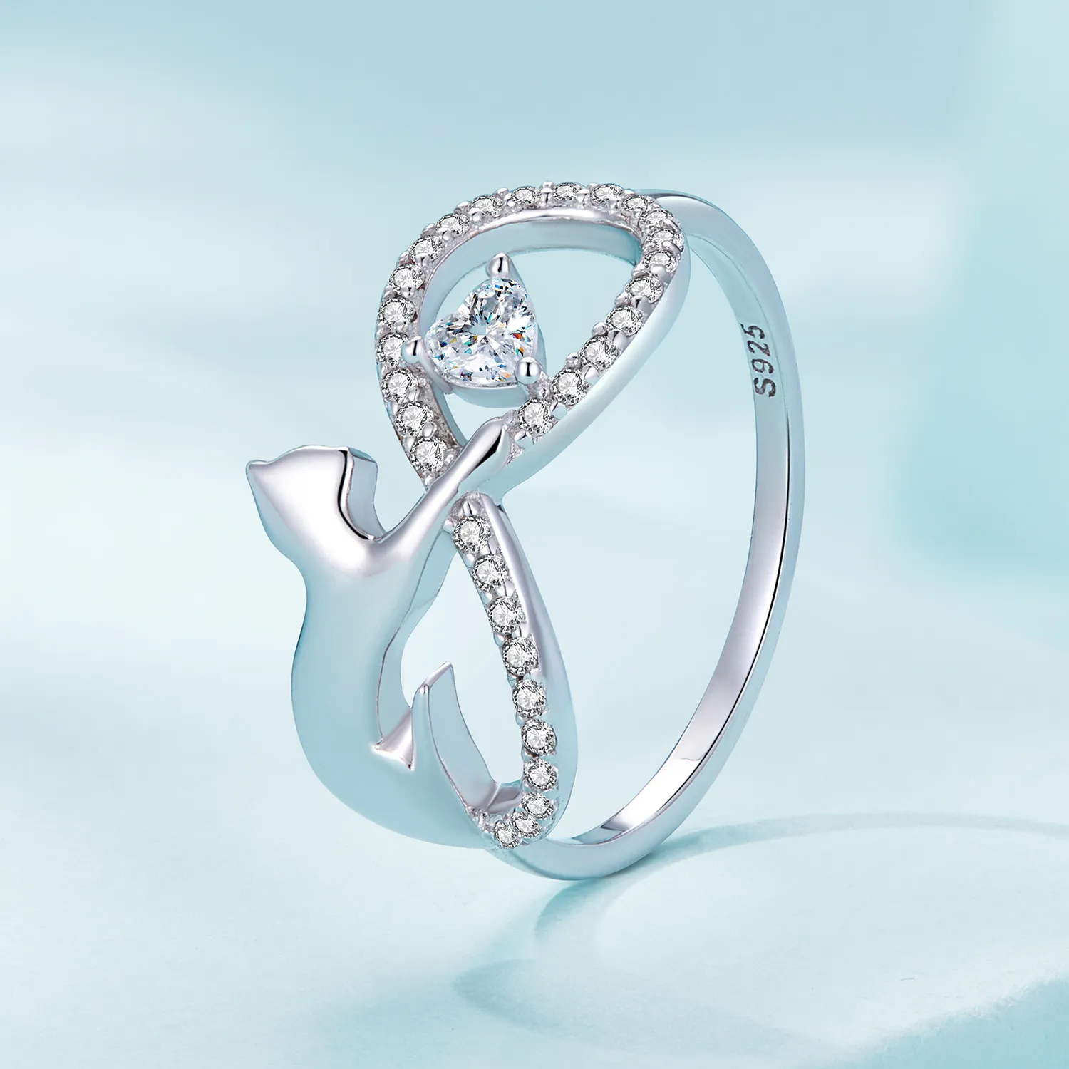 Pandora Style Infinity Knot Ring - SCR918