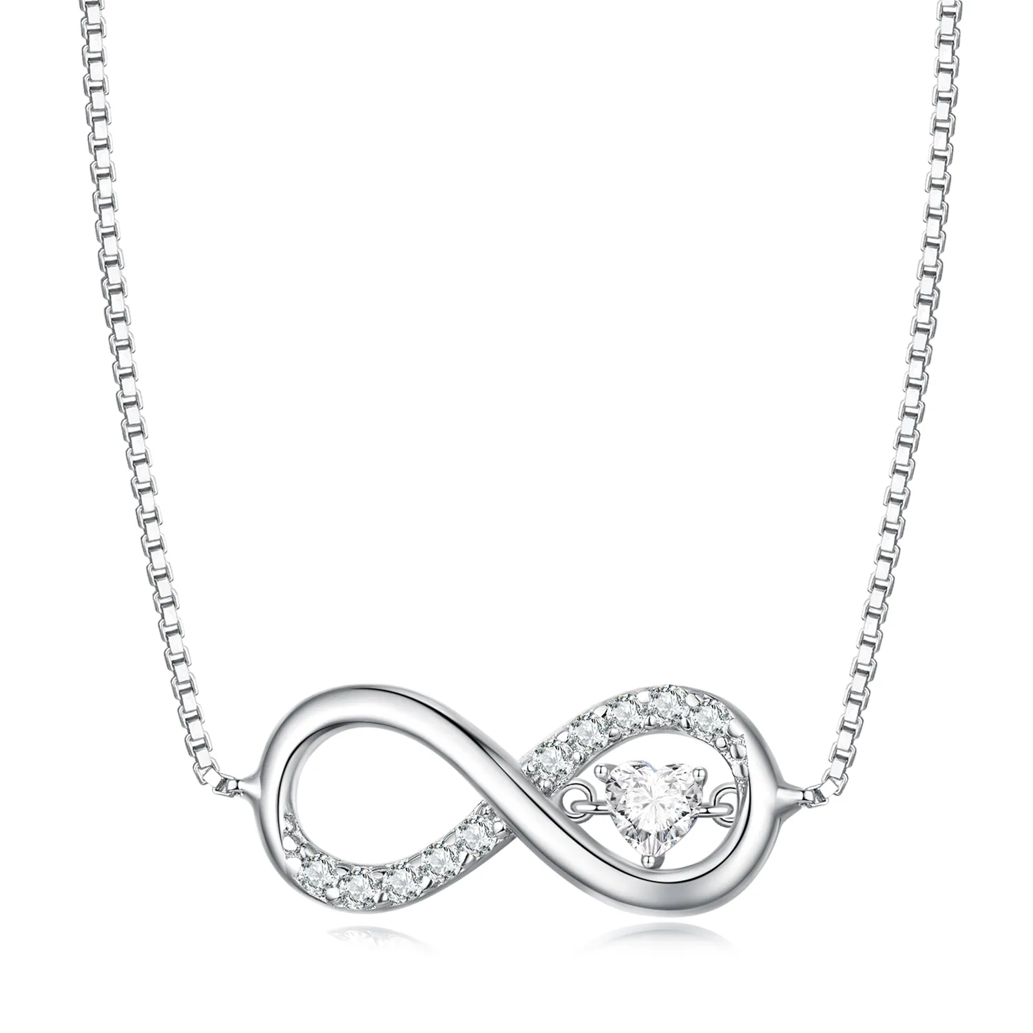 pandora style infinity necklace bsn276