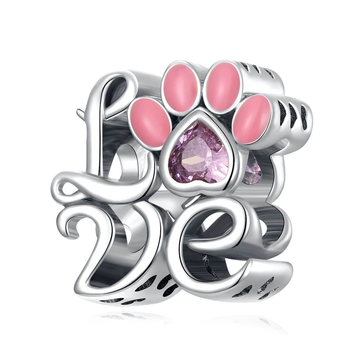 pandora style love charms scc2339