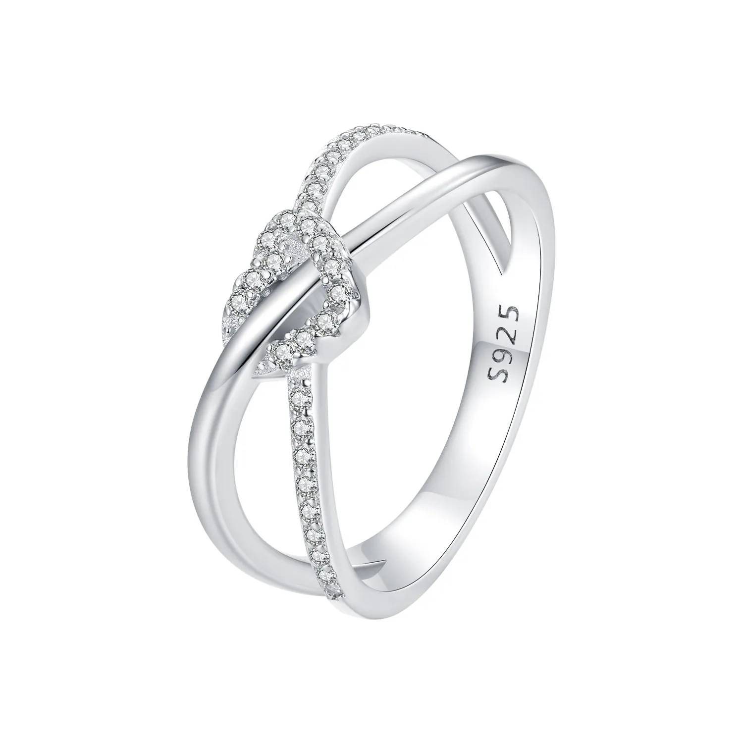 Pandora Style Love Knot Ring - BSR464