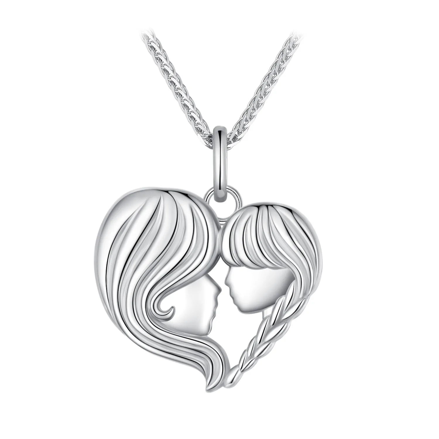 pandora style mother daughter necklace bsn324