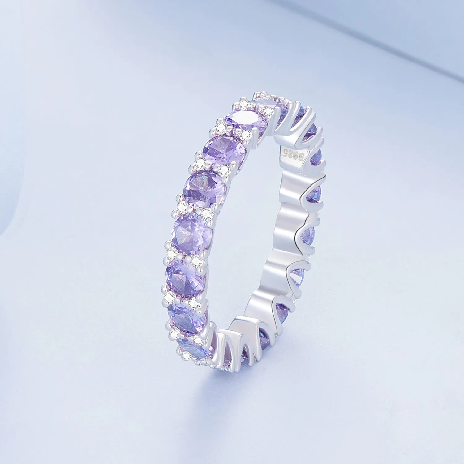 Pandora Style Purple Ring - BSR340