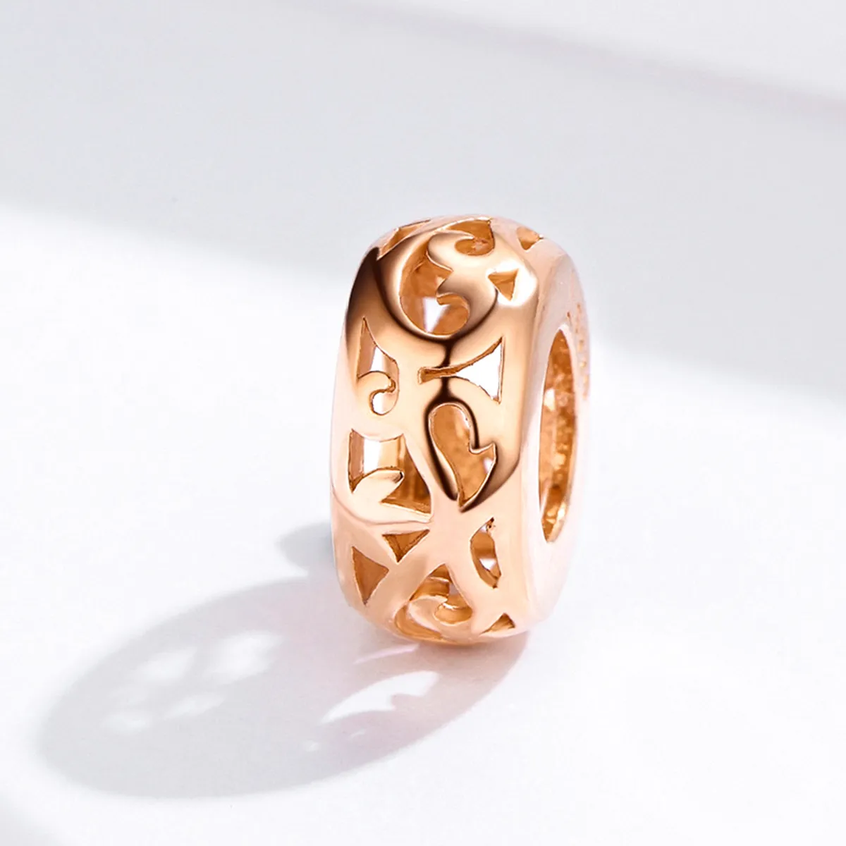 Pandora Style Rose Gold Spacer Charm - SCC716-C