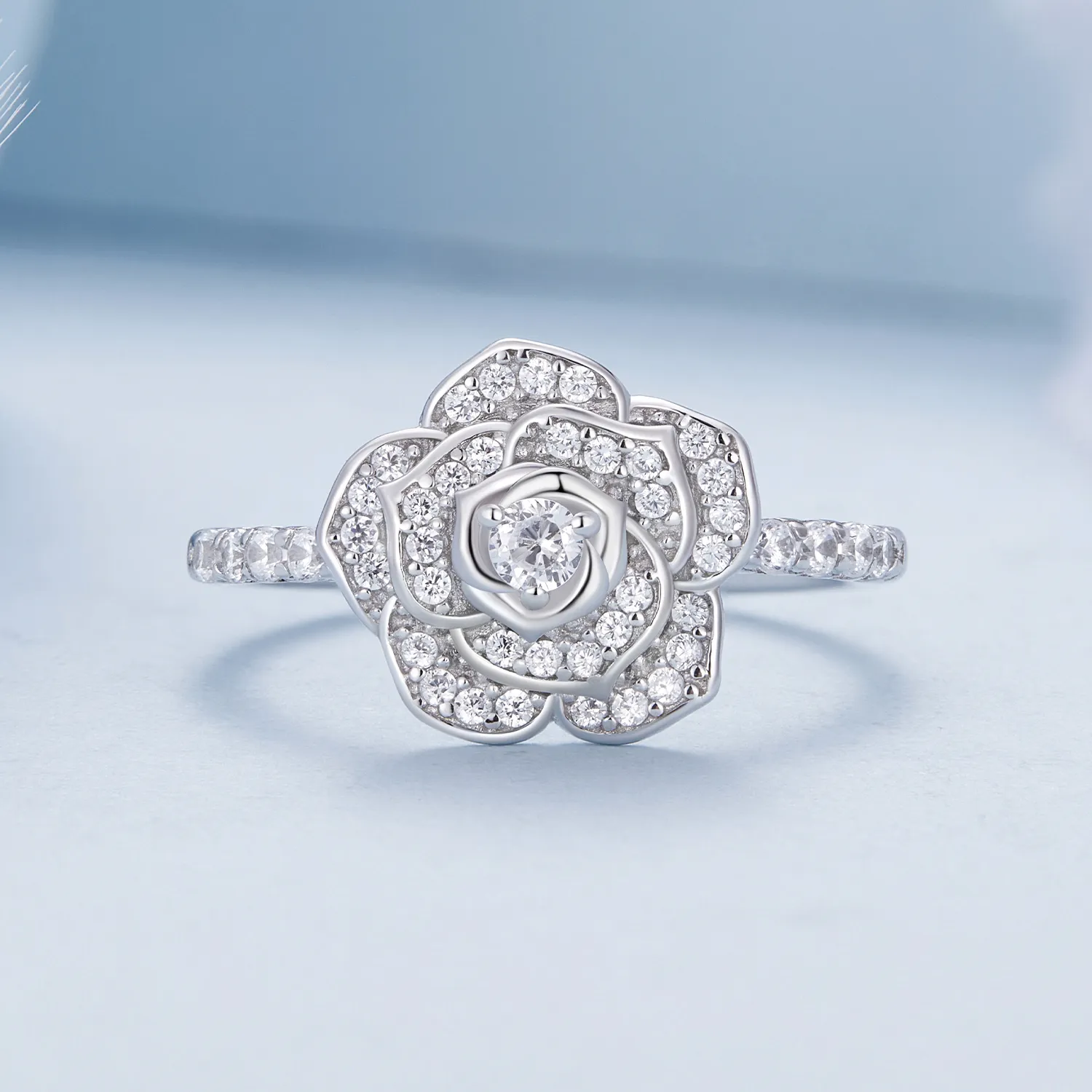 Pandora Style Rose Ring - BSR449