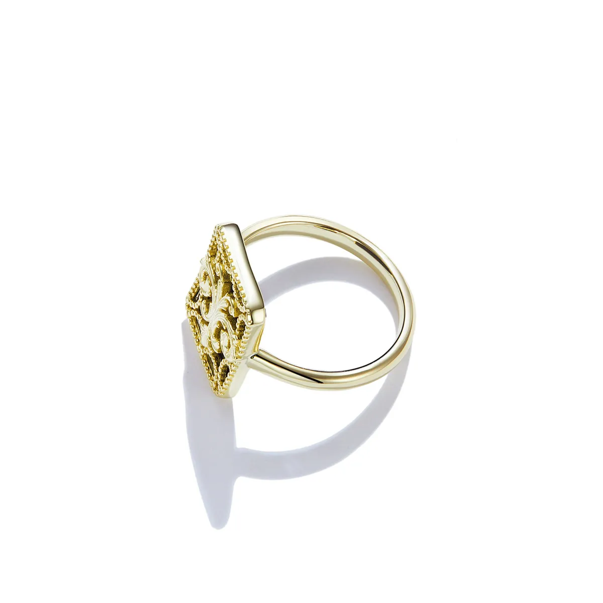 Pandora Style Square Ring - BSR189